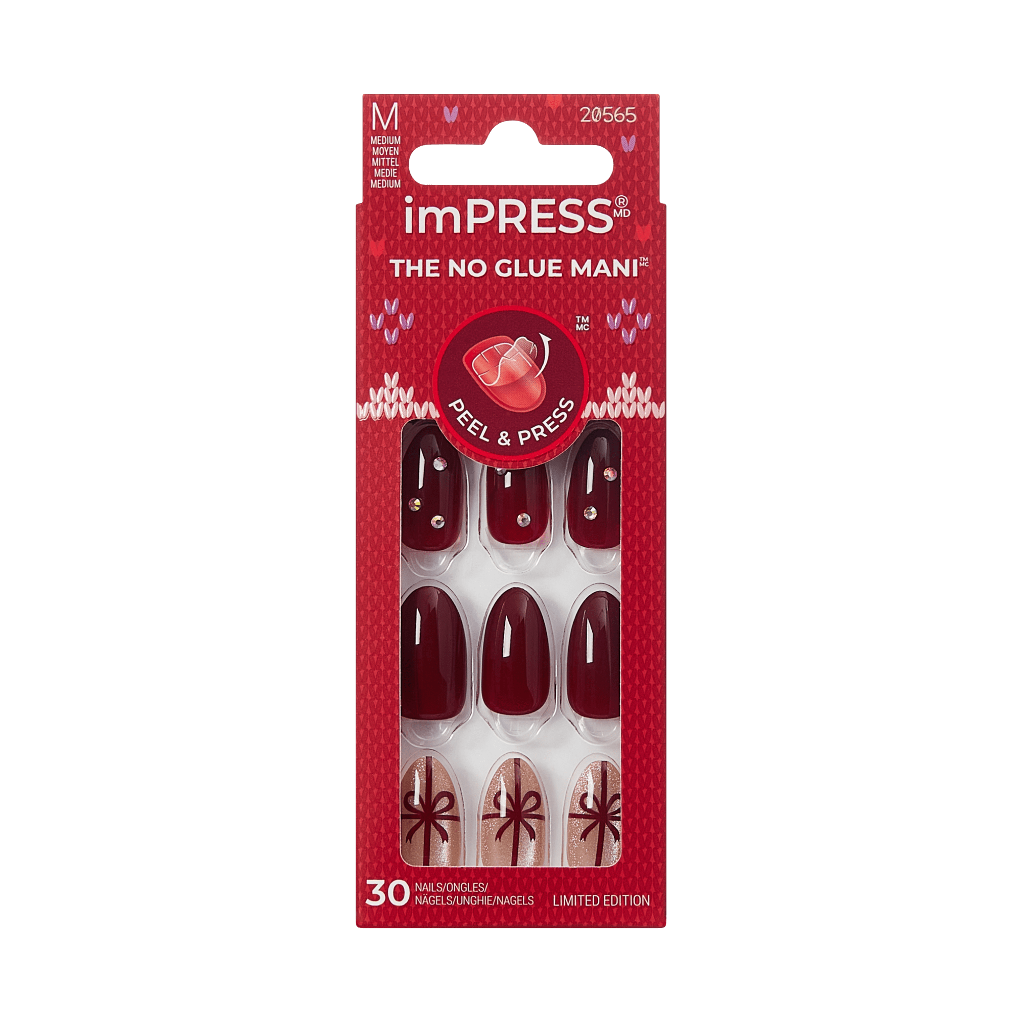 imPRESS Holiday Design Press On Nails - Wrap Me Up