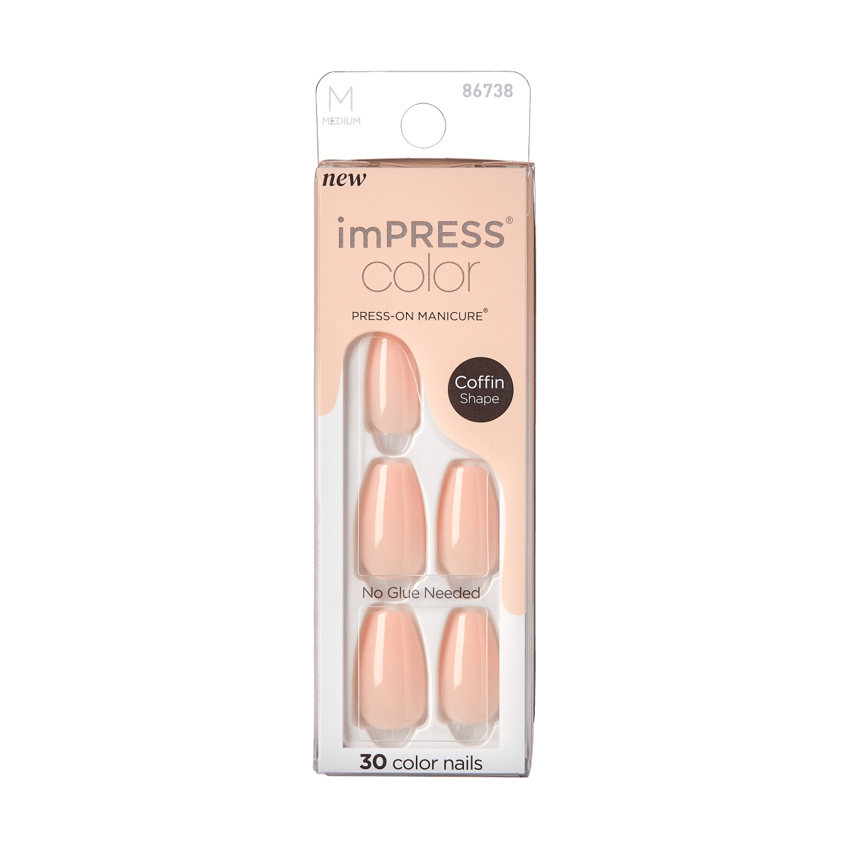 imPRESS Color Press-On Manicure - Bubble Kiss