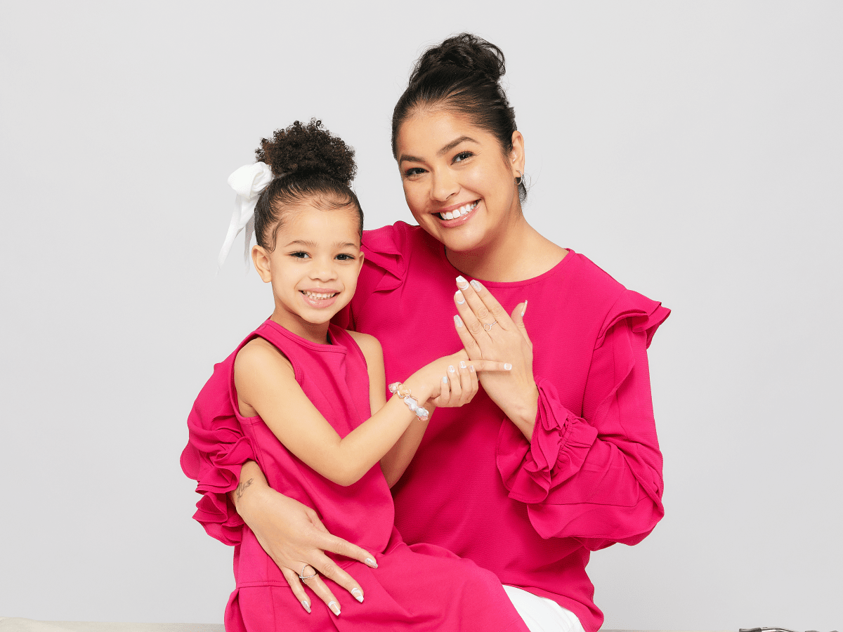 imPRESS Mini & Me Press-On Mani for 2 - Bloom