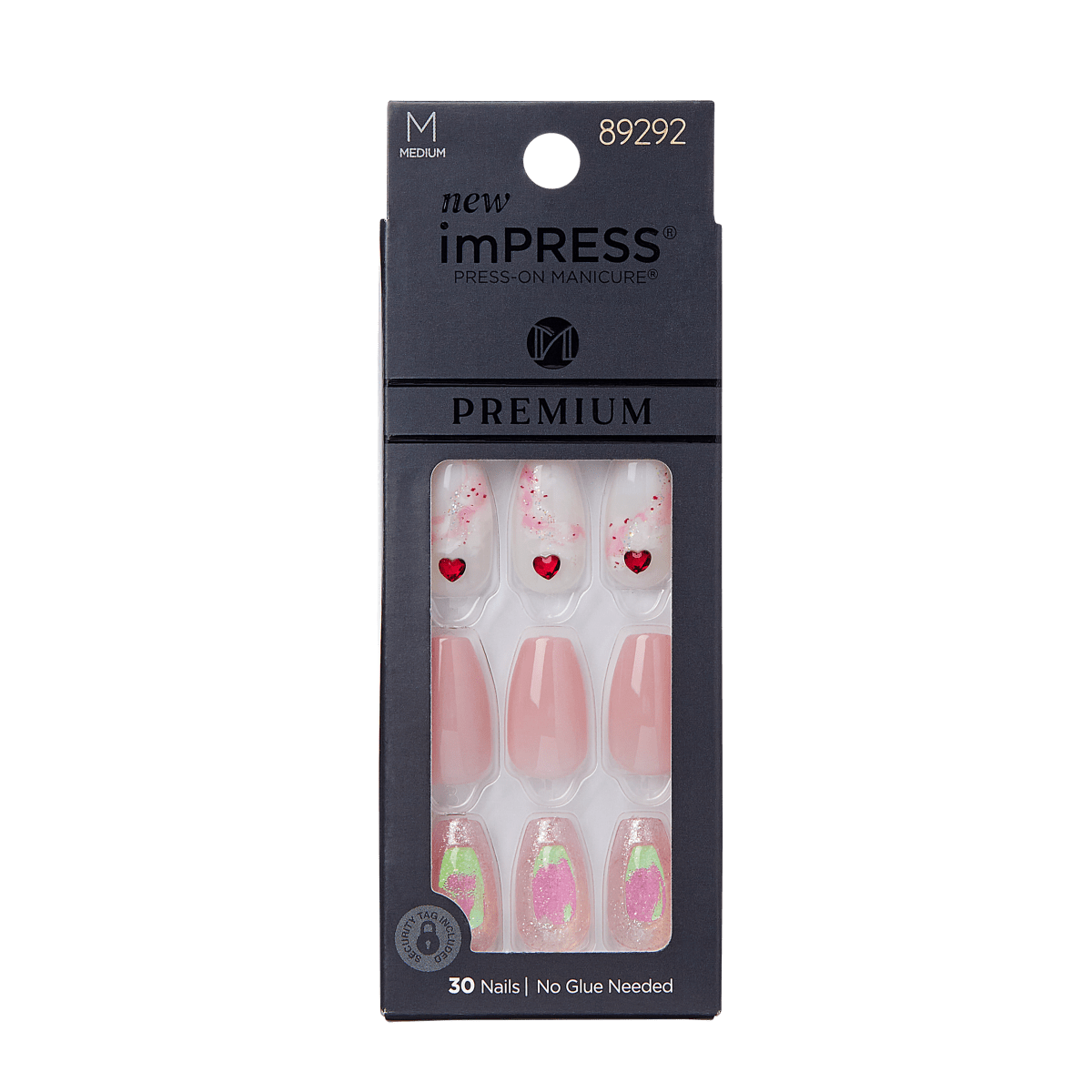 imPRESS Premium Press-On Manicure Valentine Nails - Always with Love