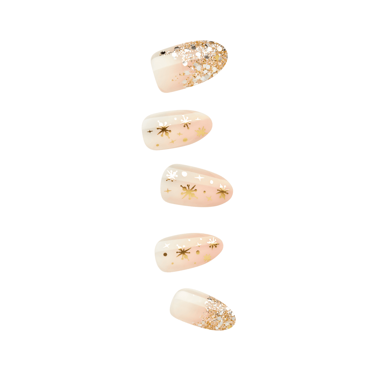 imPRESS Limited-Edition Holiday Press-On Nails - Sparkling Snow