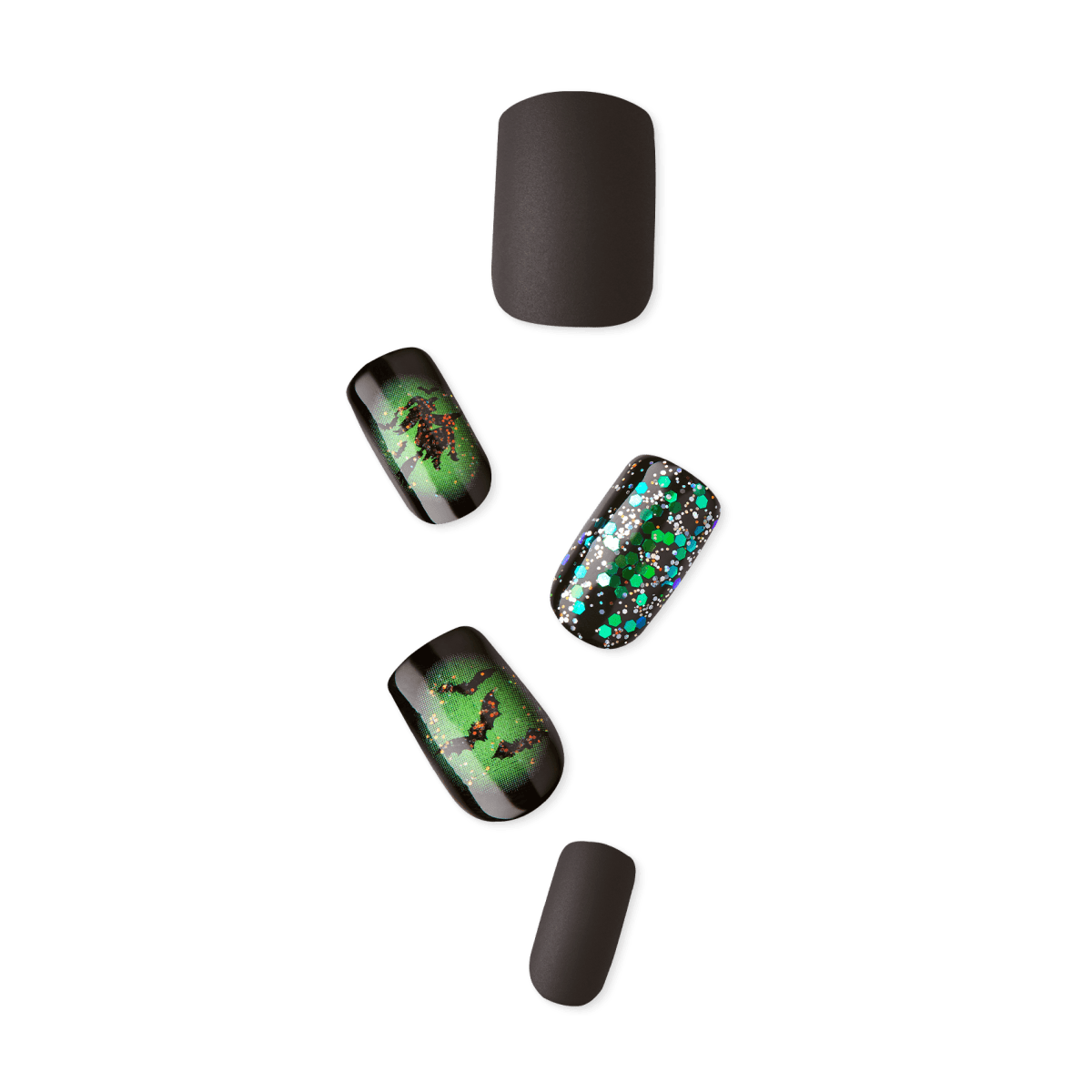 imPRESS Press-On Manicure Halloween Glow in the Dark - Witchful Thinking