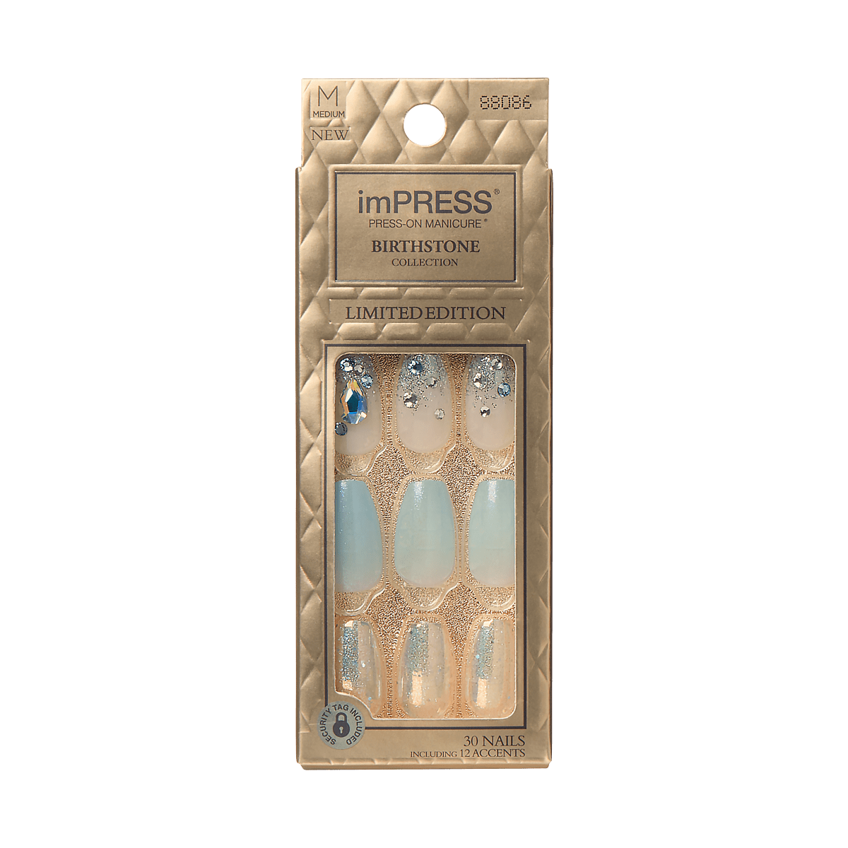 imPRESS Press-on Manicure Birthstone Collection - Aquamarine