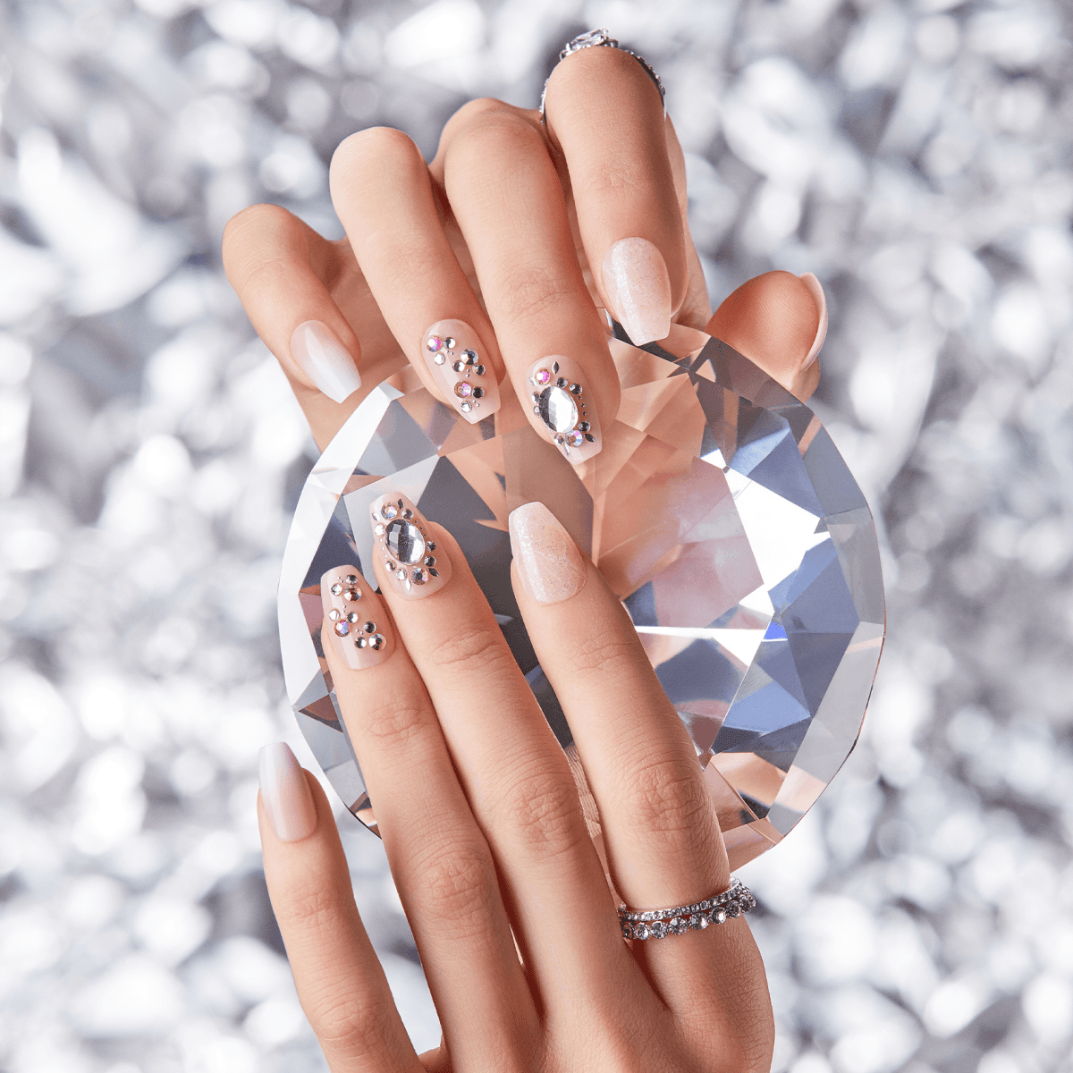 imPRESS Press-on Manicure Birthstone Collection - Diamond