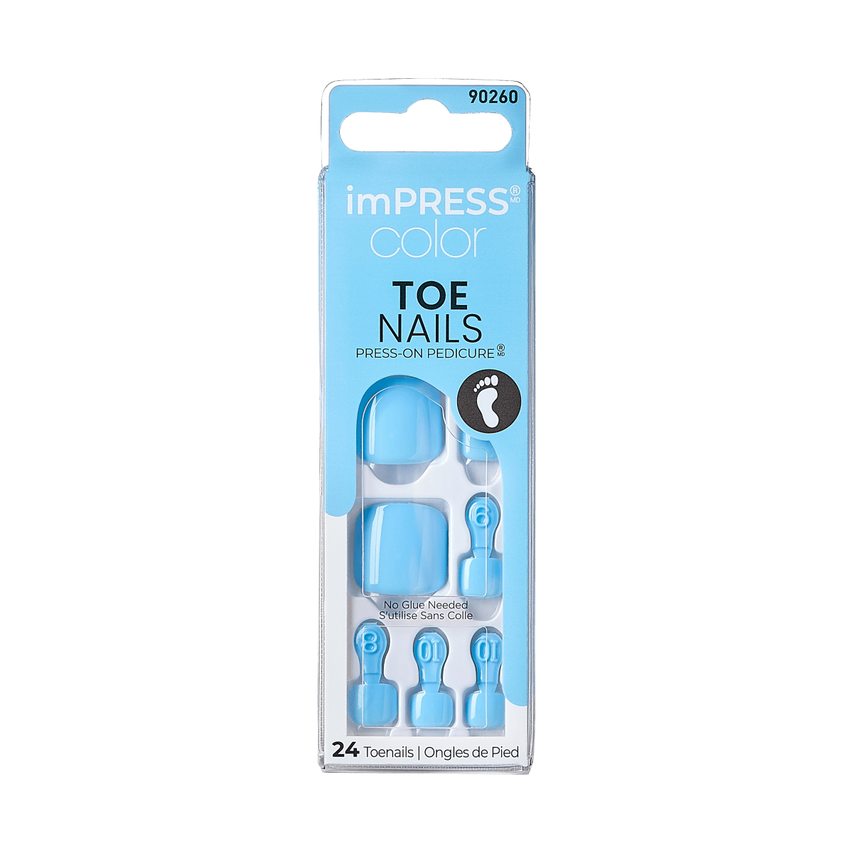 imPRESS Color Press-On Pedicure - My Caffeine