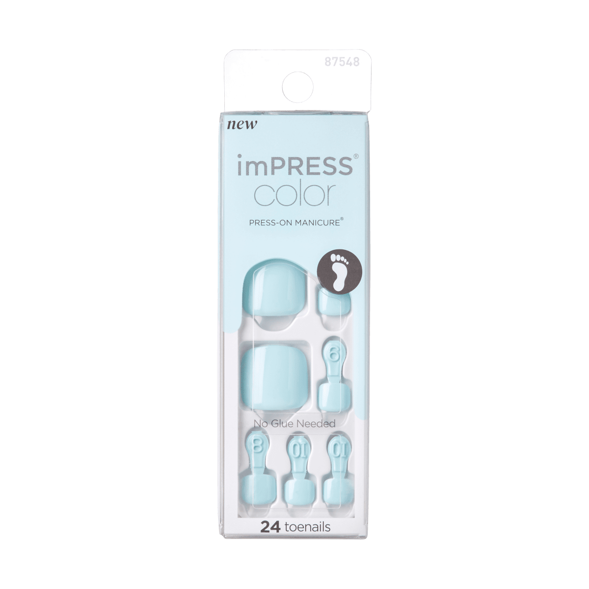 imPRESS Color Press-on Pedicure - Dream Glow