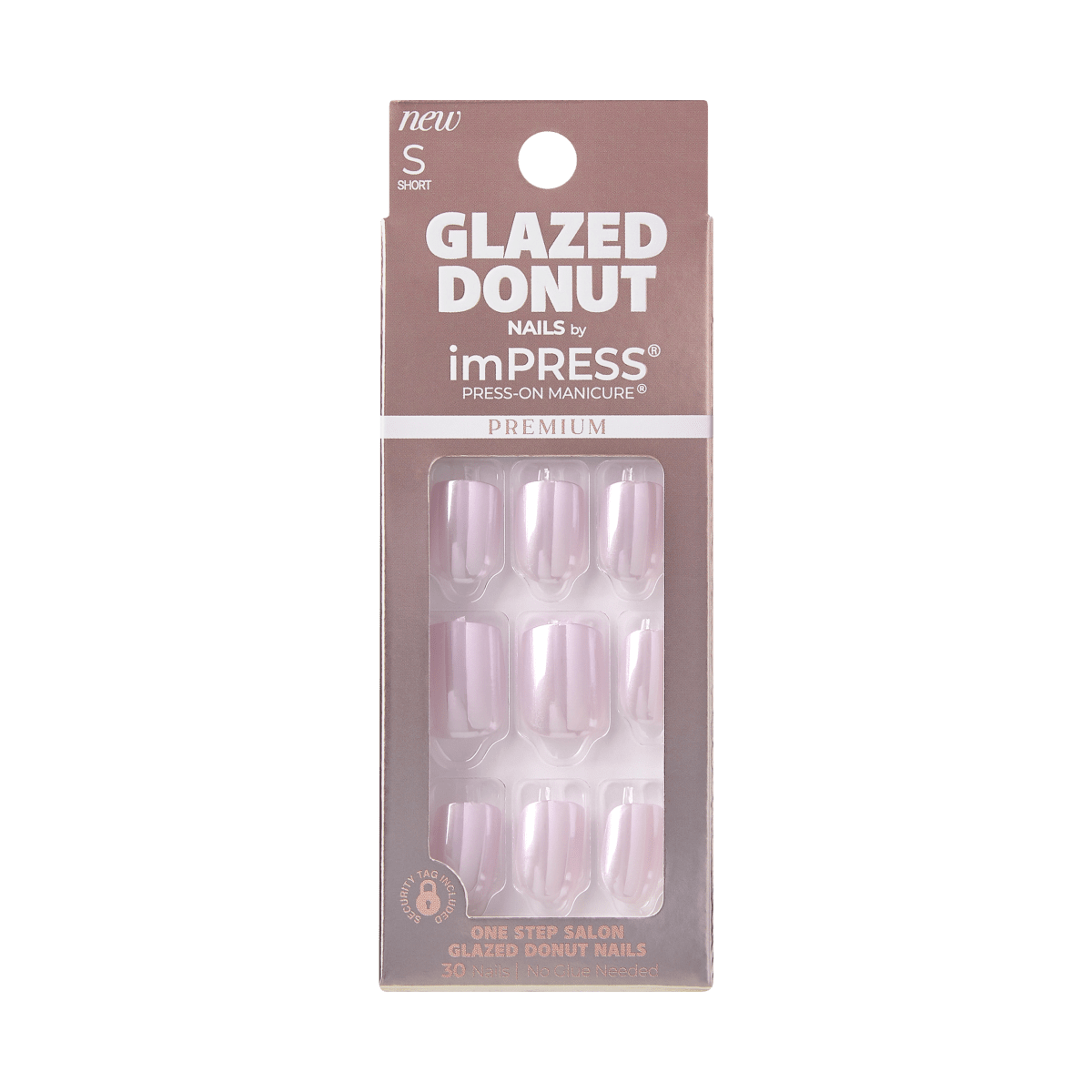 imPRESS Glazed Donut Press-On Manicure - Lavender Glazed