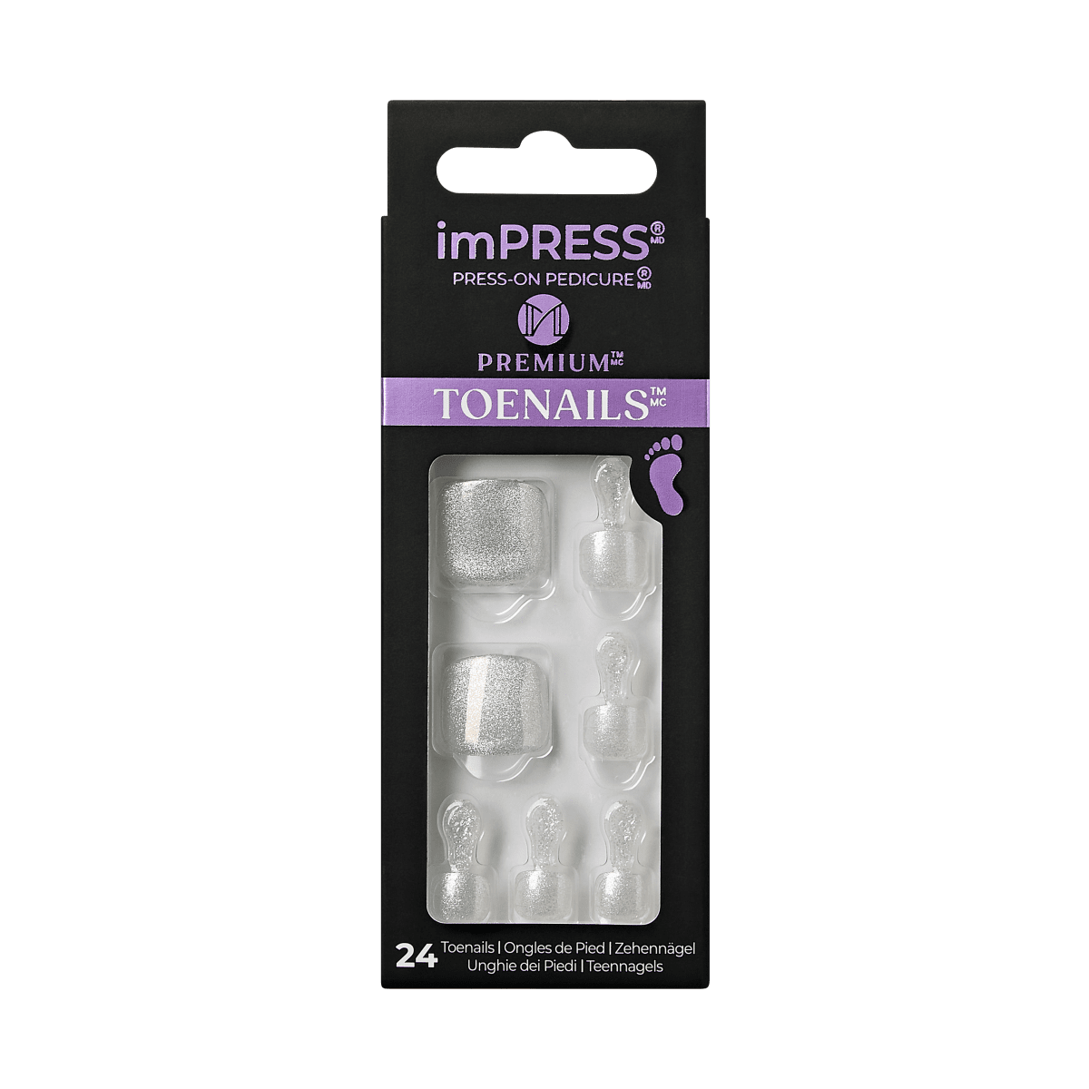 imPRESS Premium Press-On Pedicure - Sweet Delight