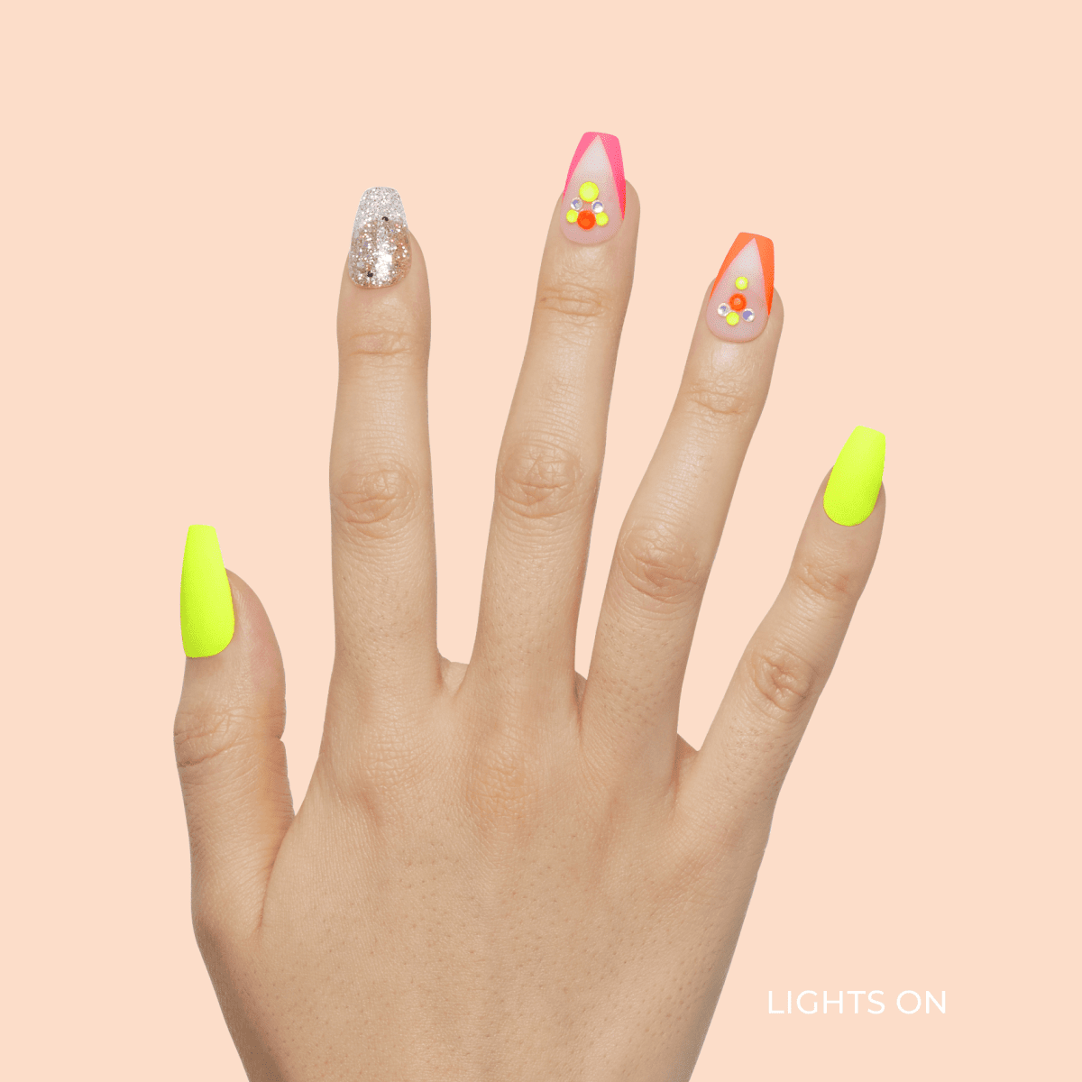 imPRESS Premium Glow Effect Press-On Nails - You Glow Girl