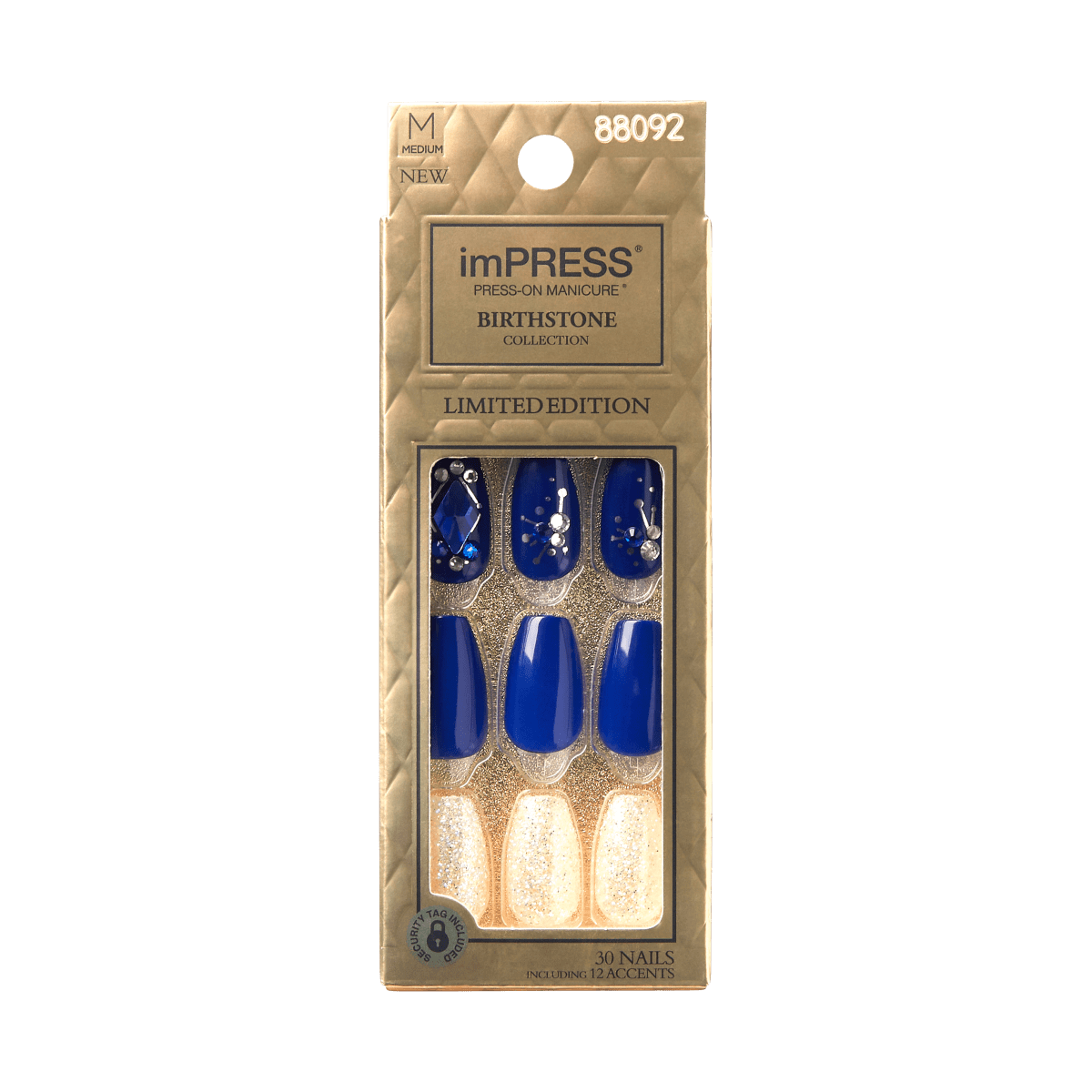 imPRESS Press-on Manicure Birthstone Collection - Sapphire