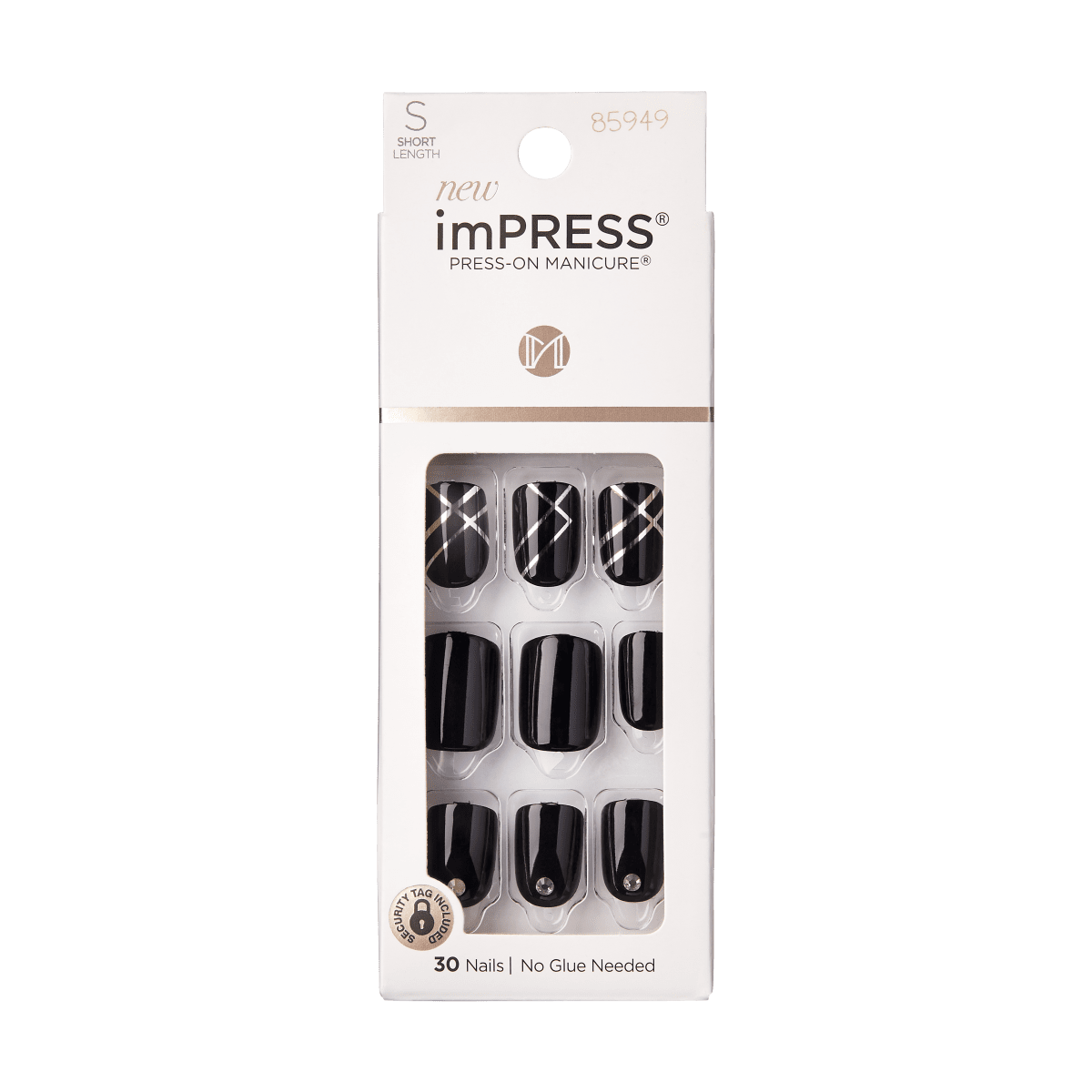 imPRESS Press-On Manicure Halloween - Burning Bones