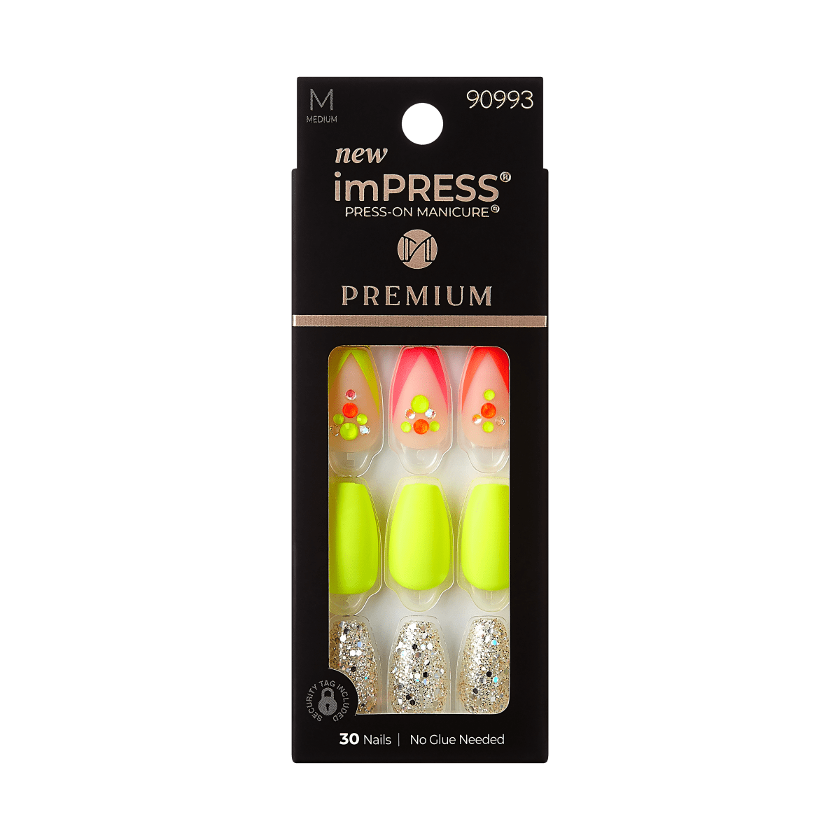 imPRESS Premium Glow Effect Press-On Nails - You Glow Girl