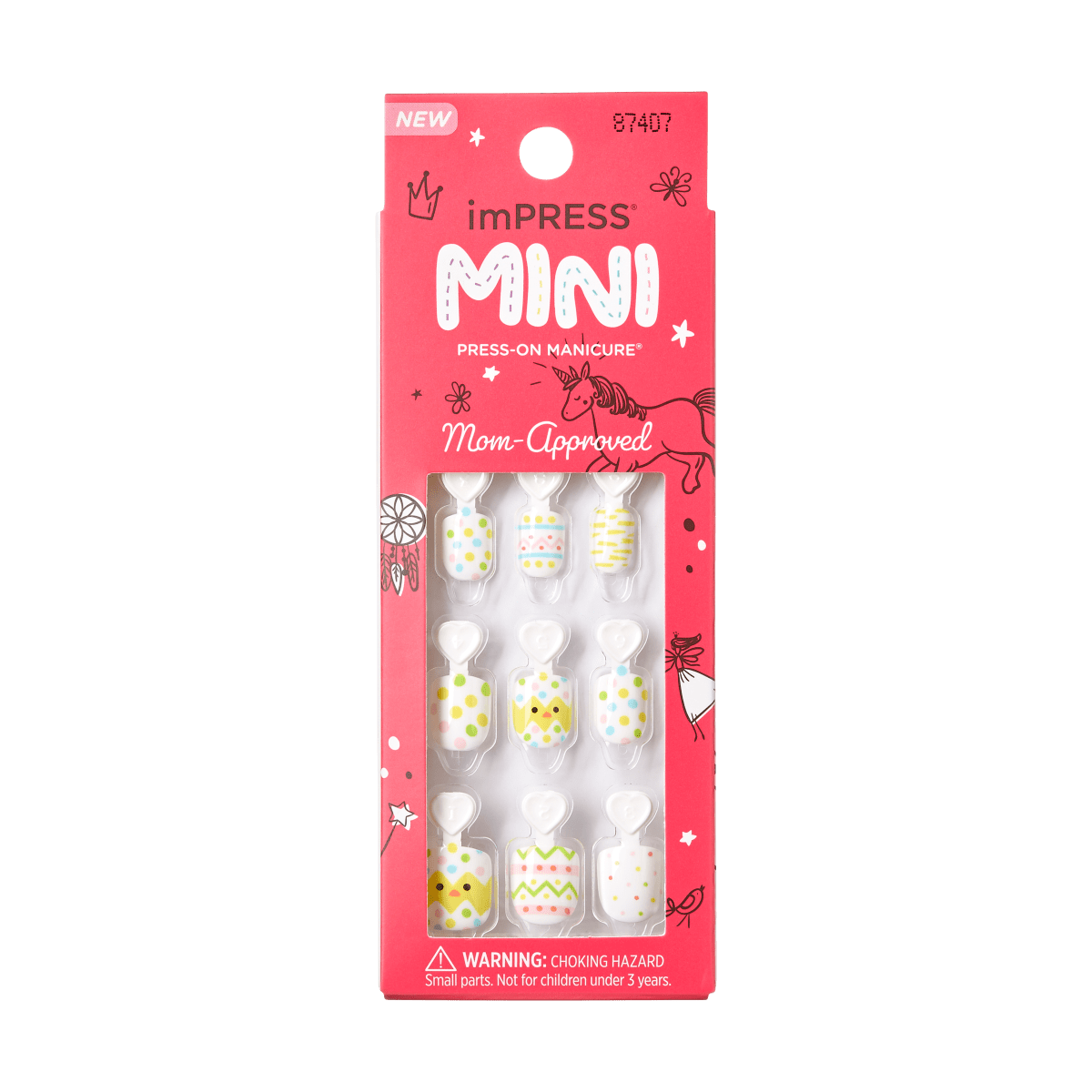 imPRESS MINI Press-On Manicure for Kids - EGGcelent Day