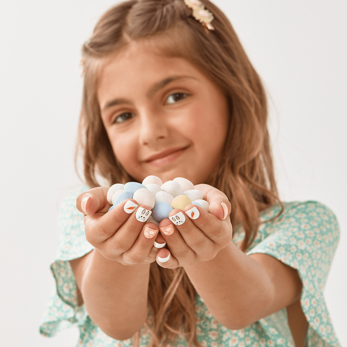 imPRESS MINI Press-On Manicure for Kids - Easter Bunny