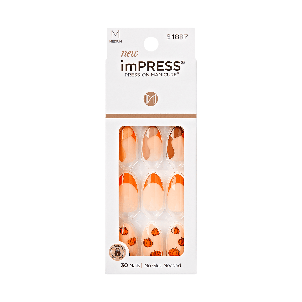 imPRESS Press-On Manicure - Pumpkin kisses