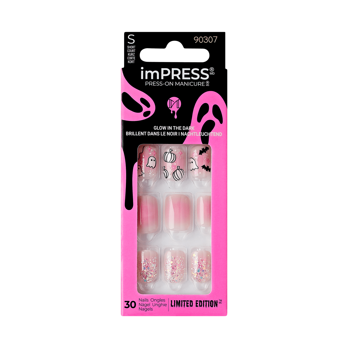 imPRESS Press-On Manicure Halloween - Bad Bone