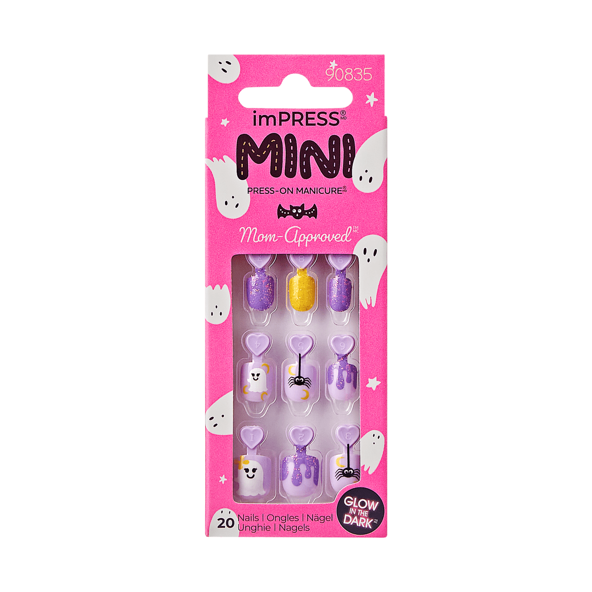 imPRESS MINI Halloween Press-On Manicure for Kids - Superstition