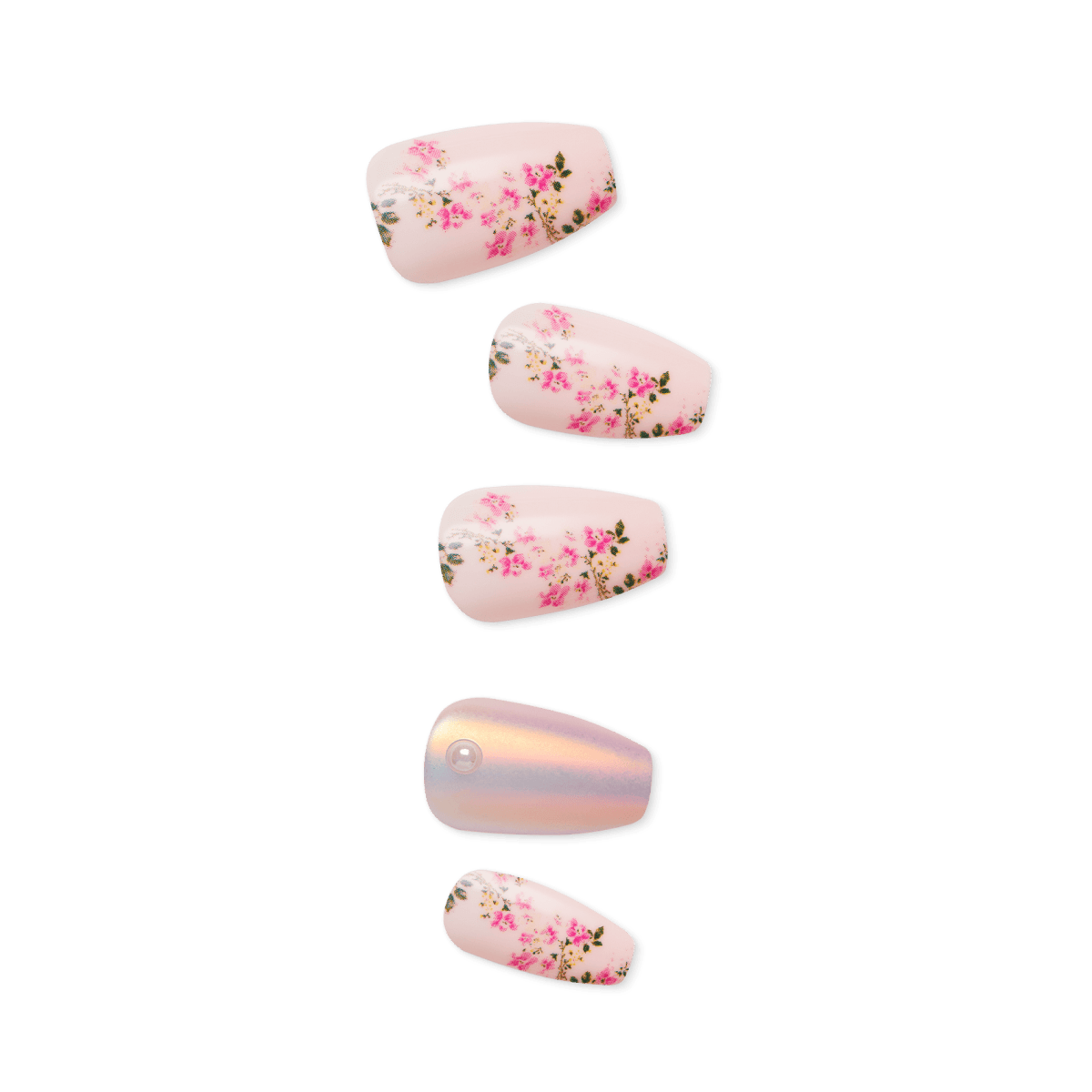 LoveShackFancy x imPRESS Press-On Manicure Limited Edition - Rosie Peach Sky