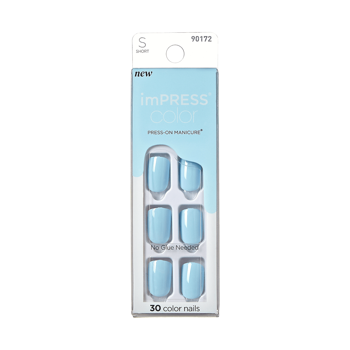 imPRESS Color Press-on Manicure - Baby Blue