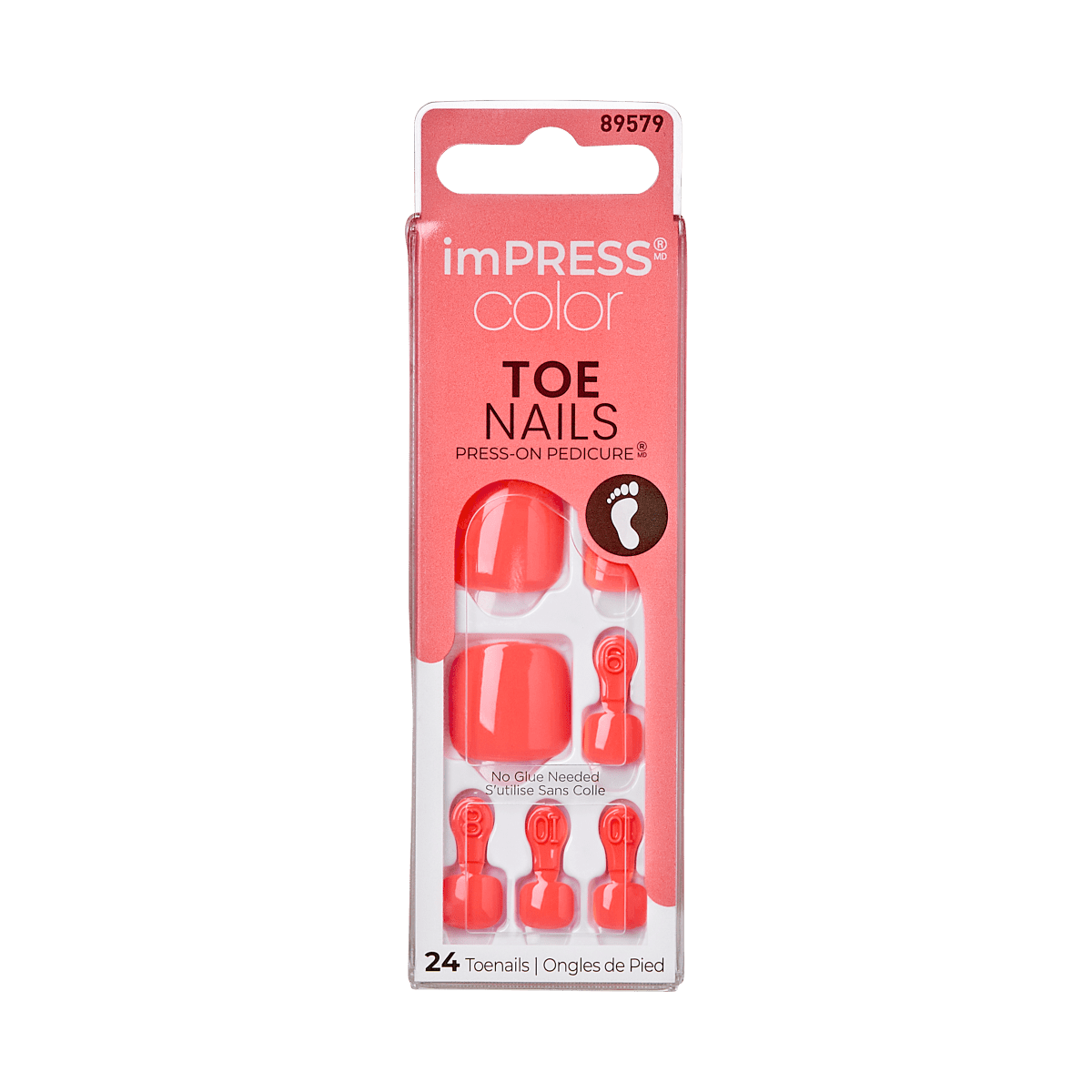 imPRESS Color Press-On Pedicure - Sweet as Honey