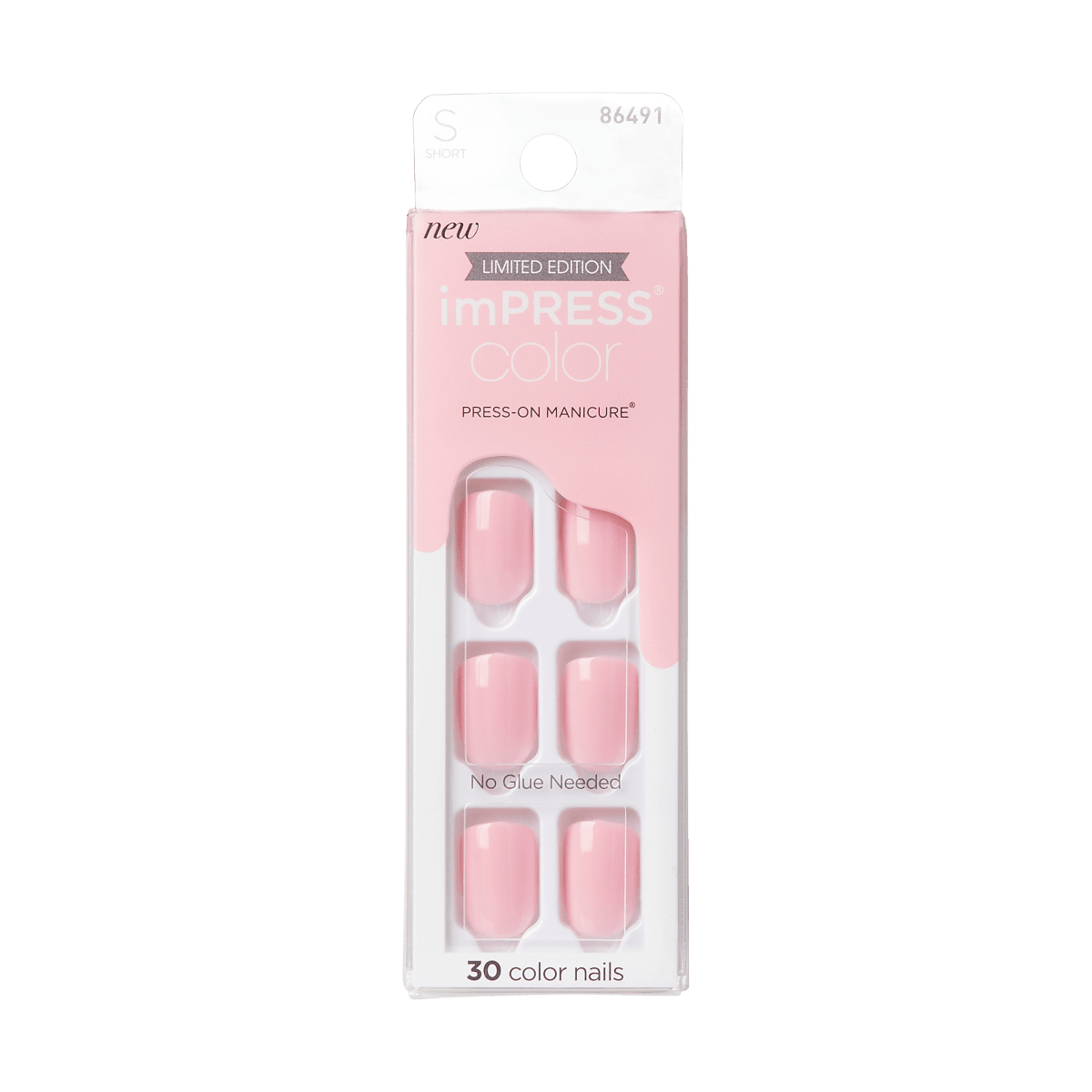 imPRESS Color Press-On Manicure - Think Pink
