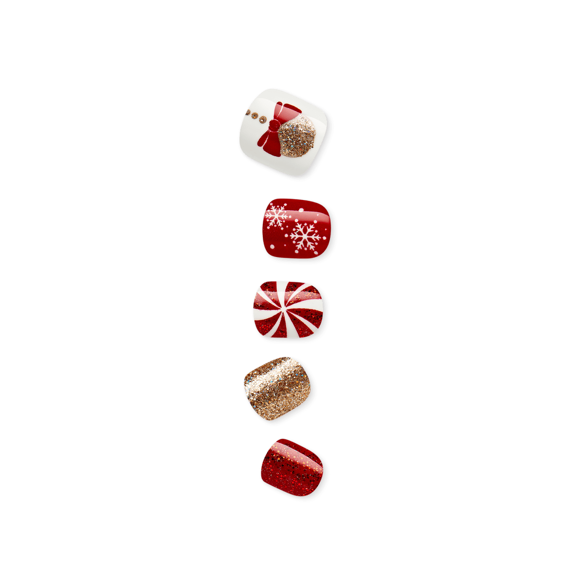 imPRESS MINI Holiday Press-On Nails - Snow Day