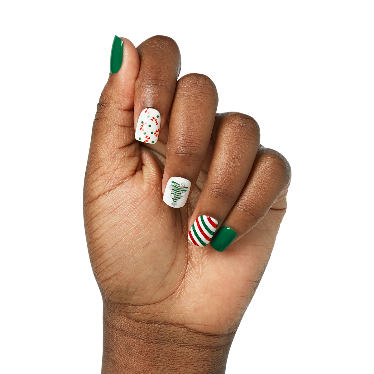 imPRESS Holiday Press-On Manicure - Santamental