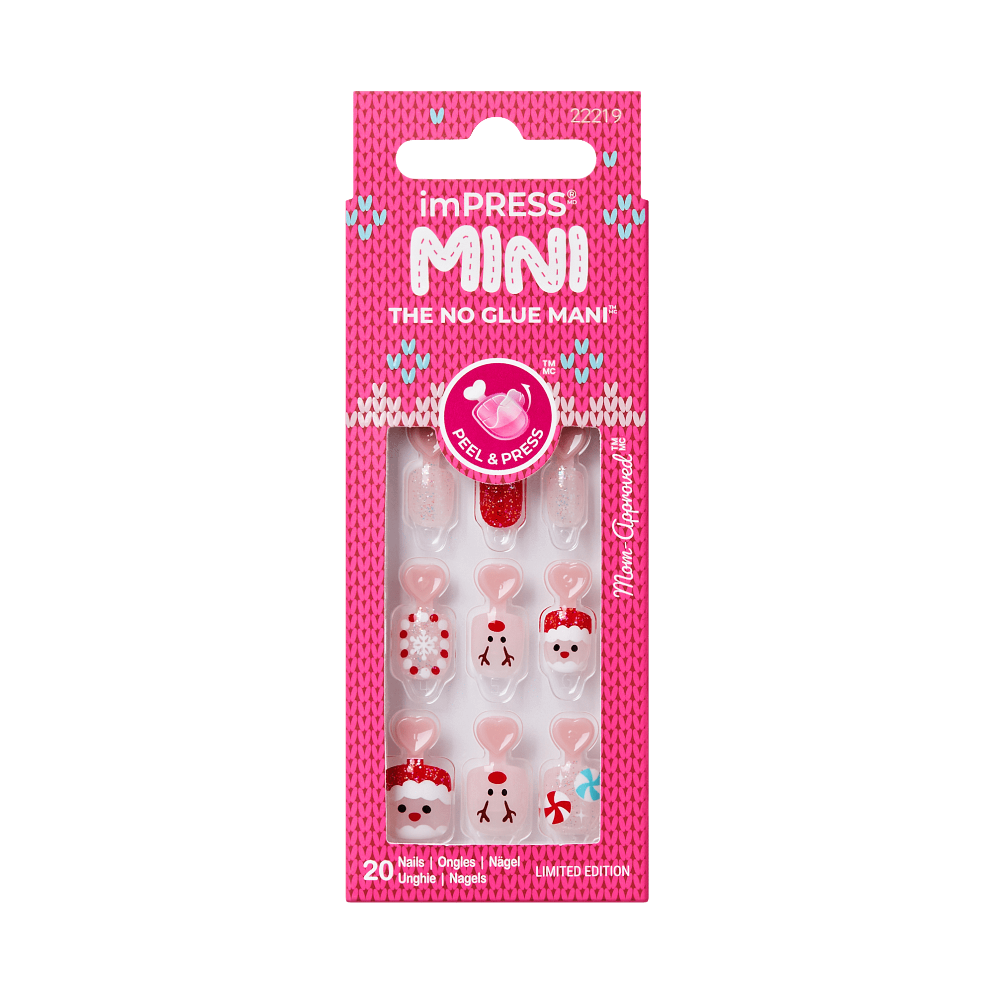 imPRESS Kids Holiday Press On Nails - Snow Angel
