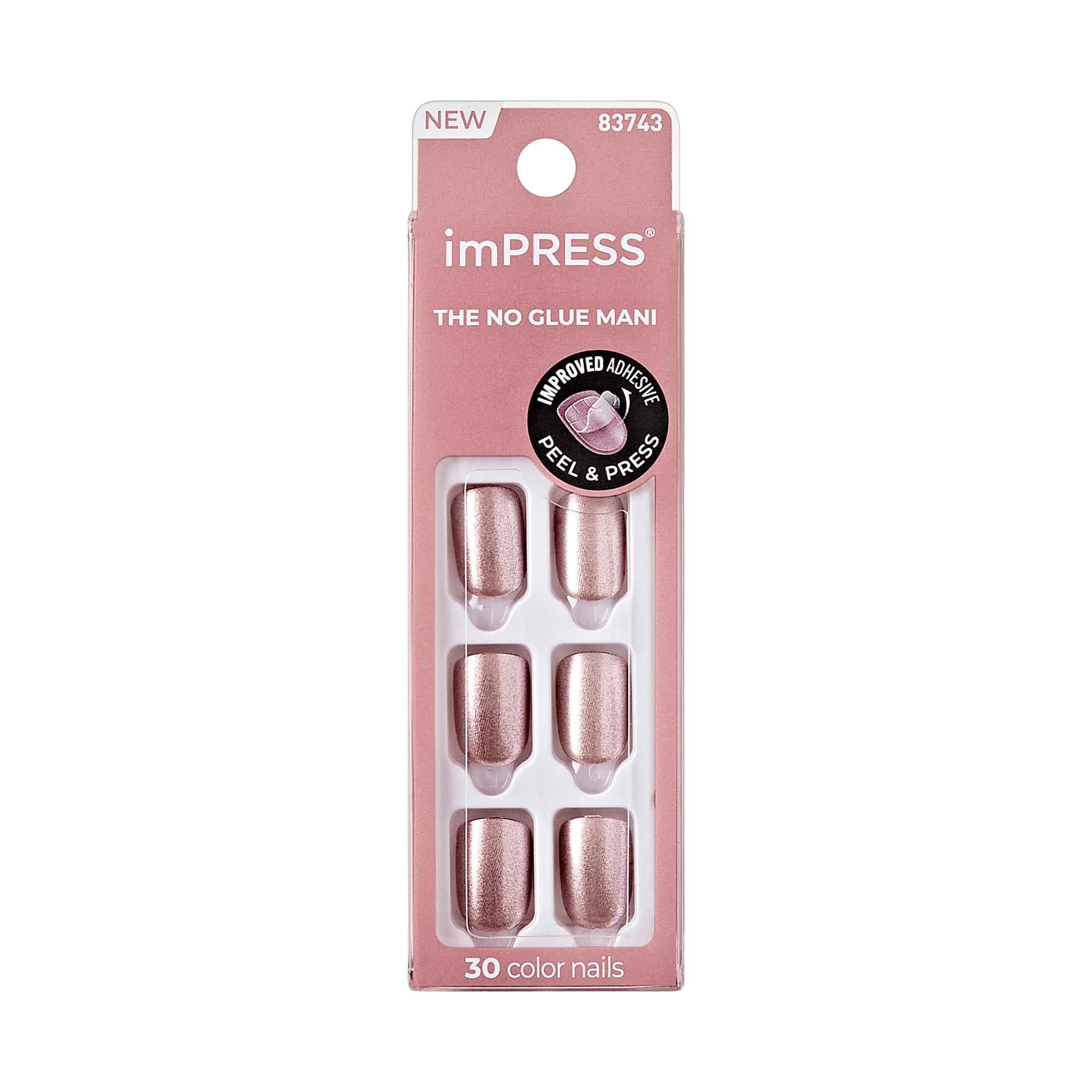 imPRESS Color Press On Nails - Champagne Pink