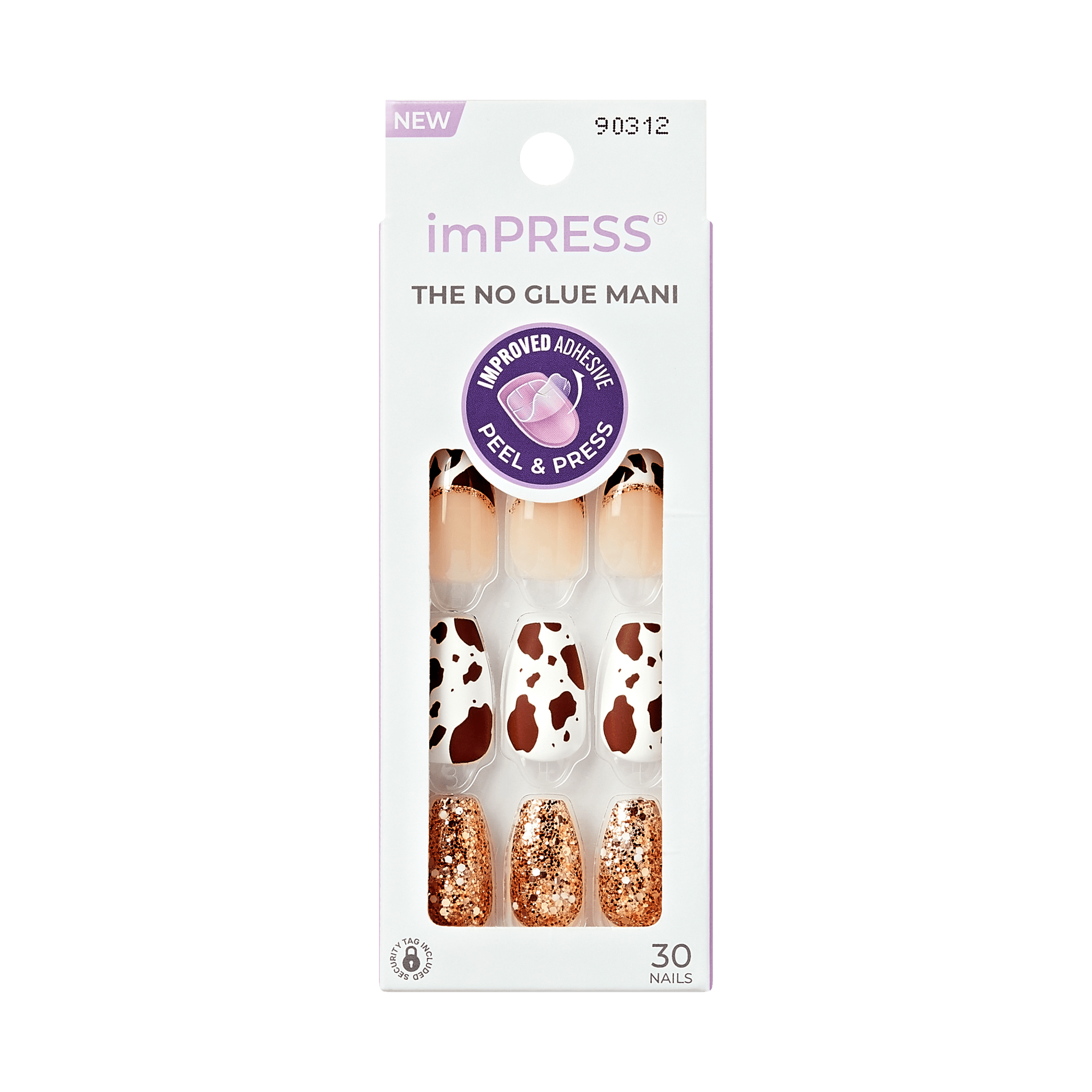 imPRESS Design Press On Nails - Pepper
