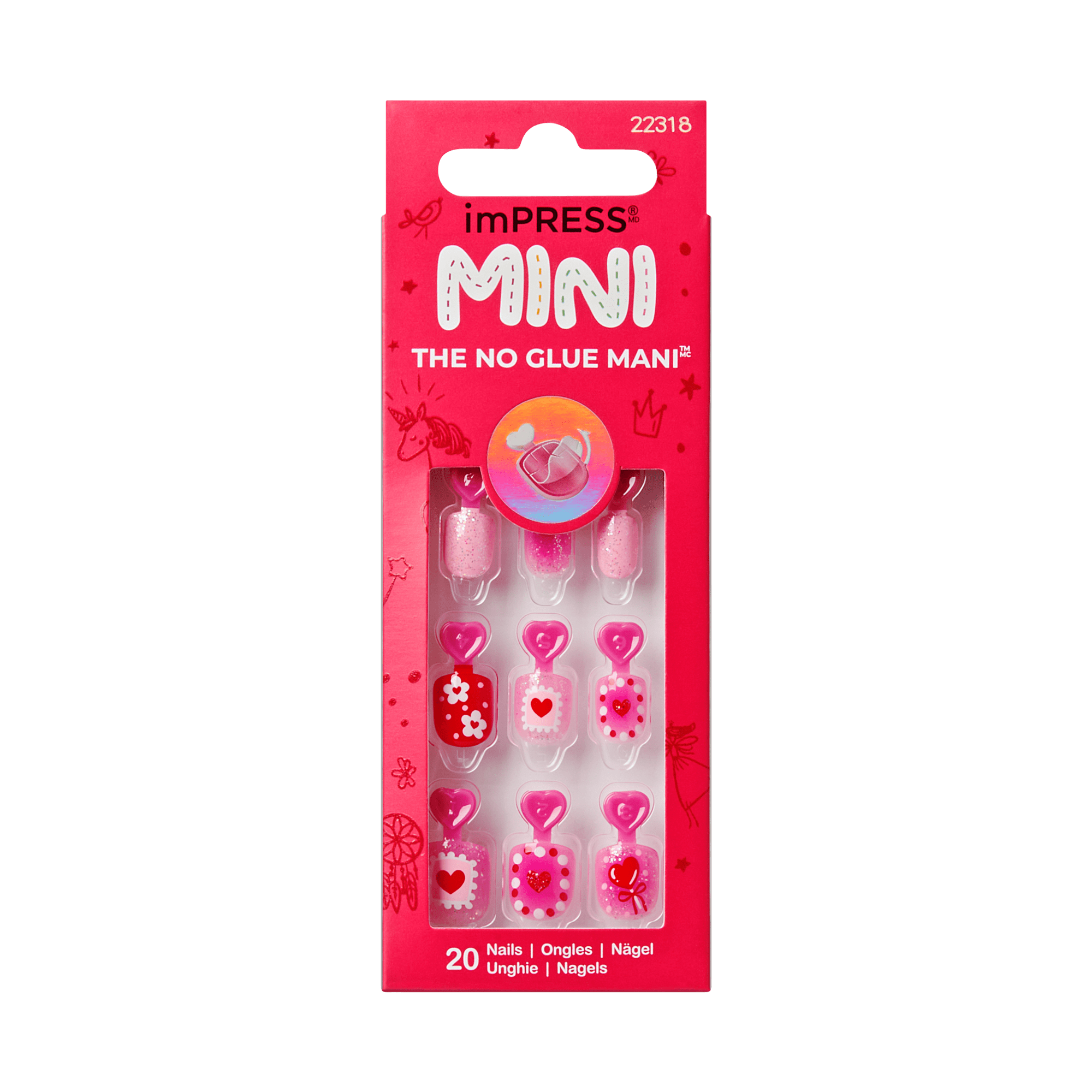 imPRESS Kids Press On Nails - Candy Heart