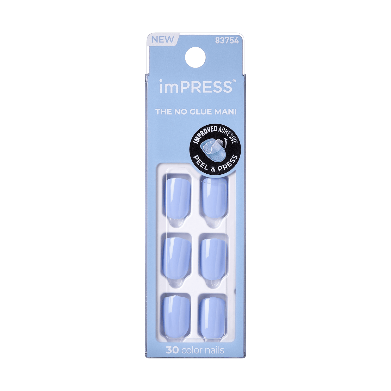 imPRESS Color Press On Nails - Baby why so Blue
