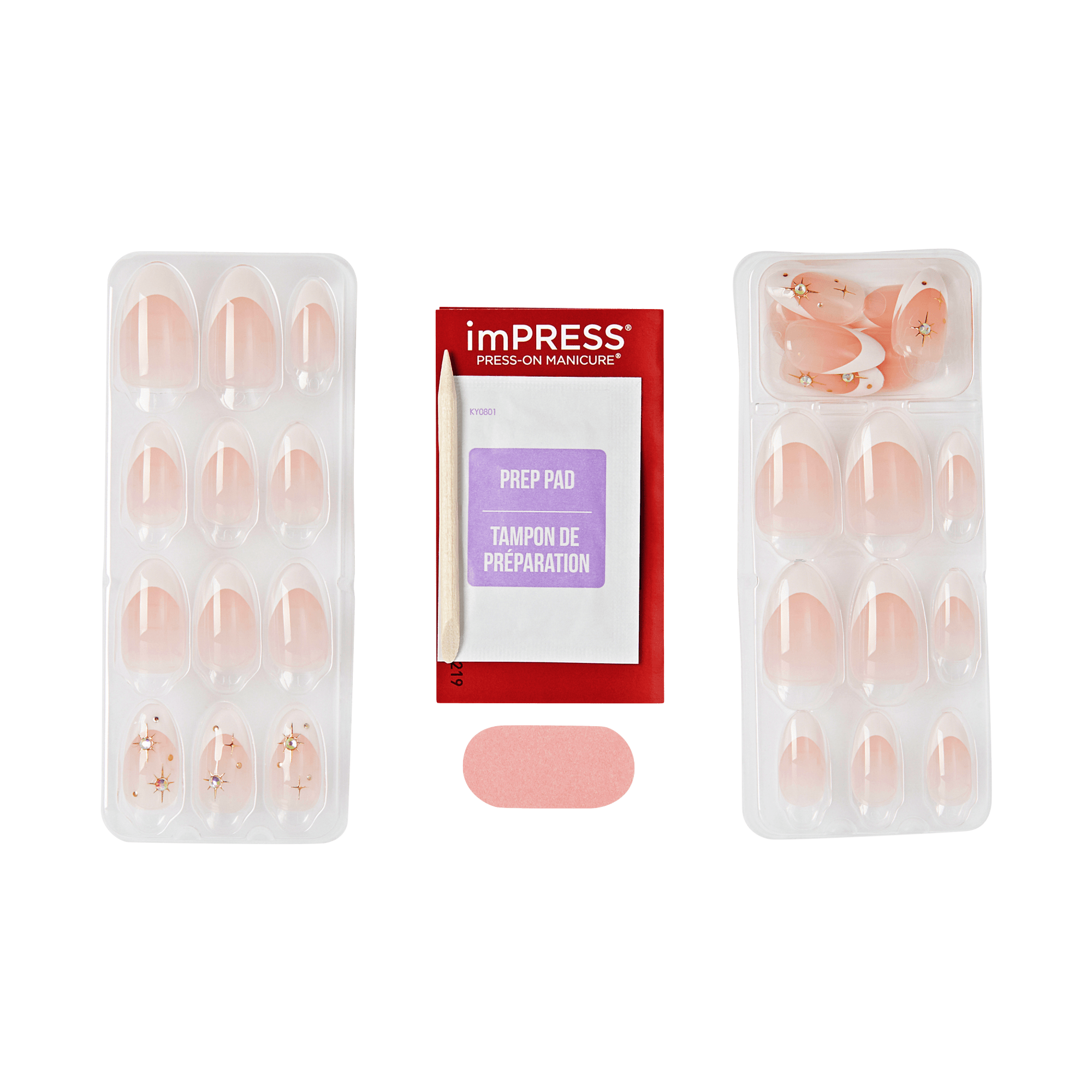 imPRESS Press-On Manicure kit with nail sets and prep pad