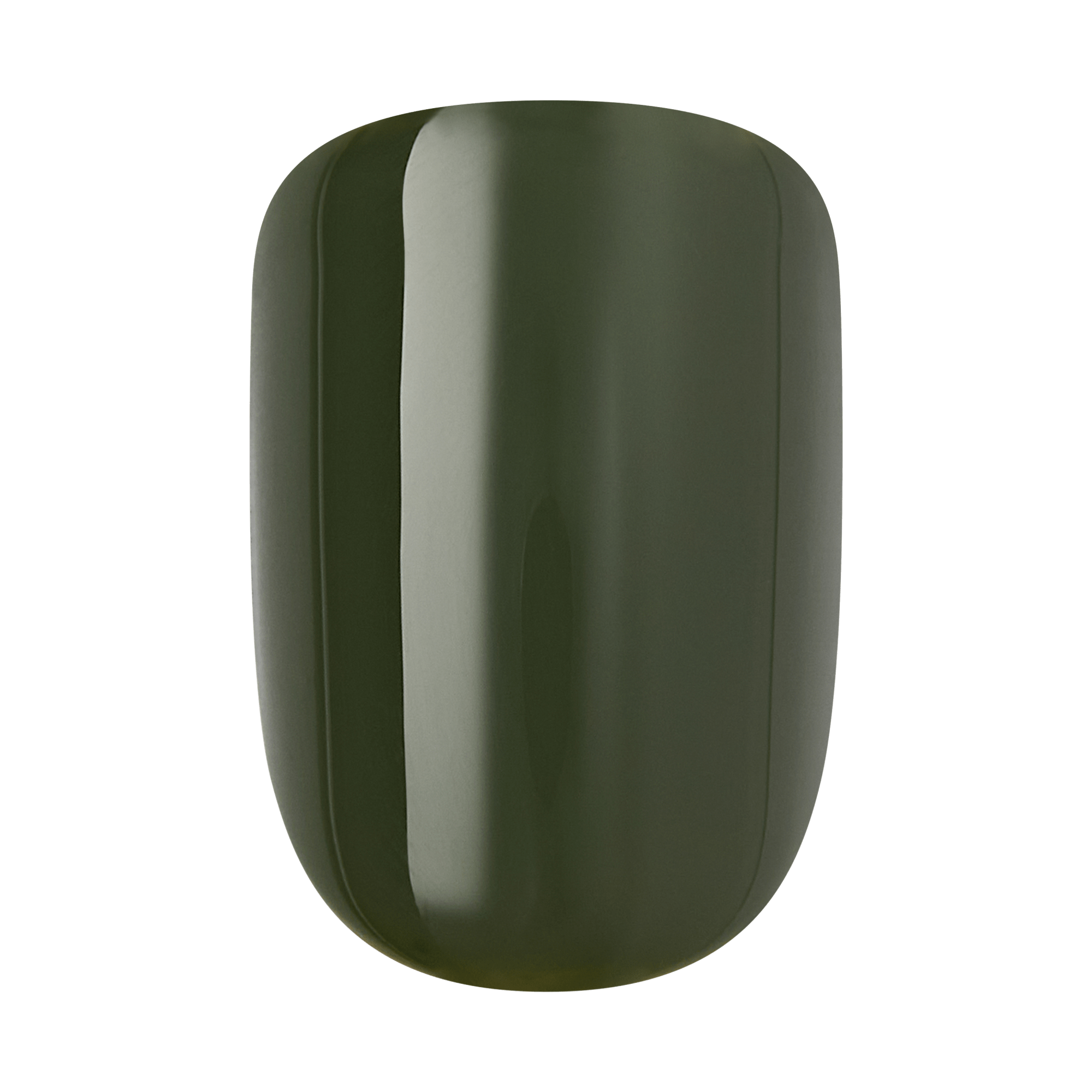 Impress Color No Glue Fake Press On Nails - Boreal | Solid, Green, Short, Squoval, Manicure