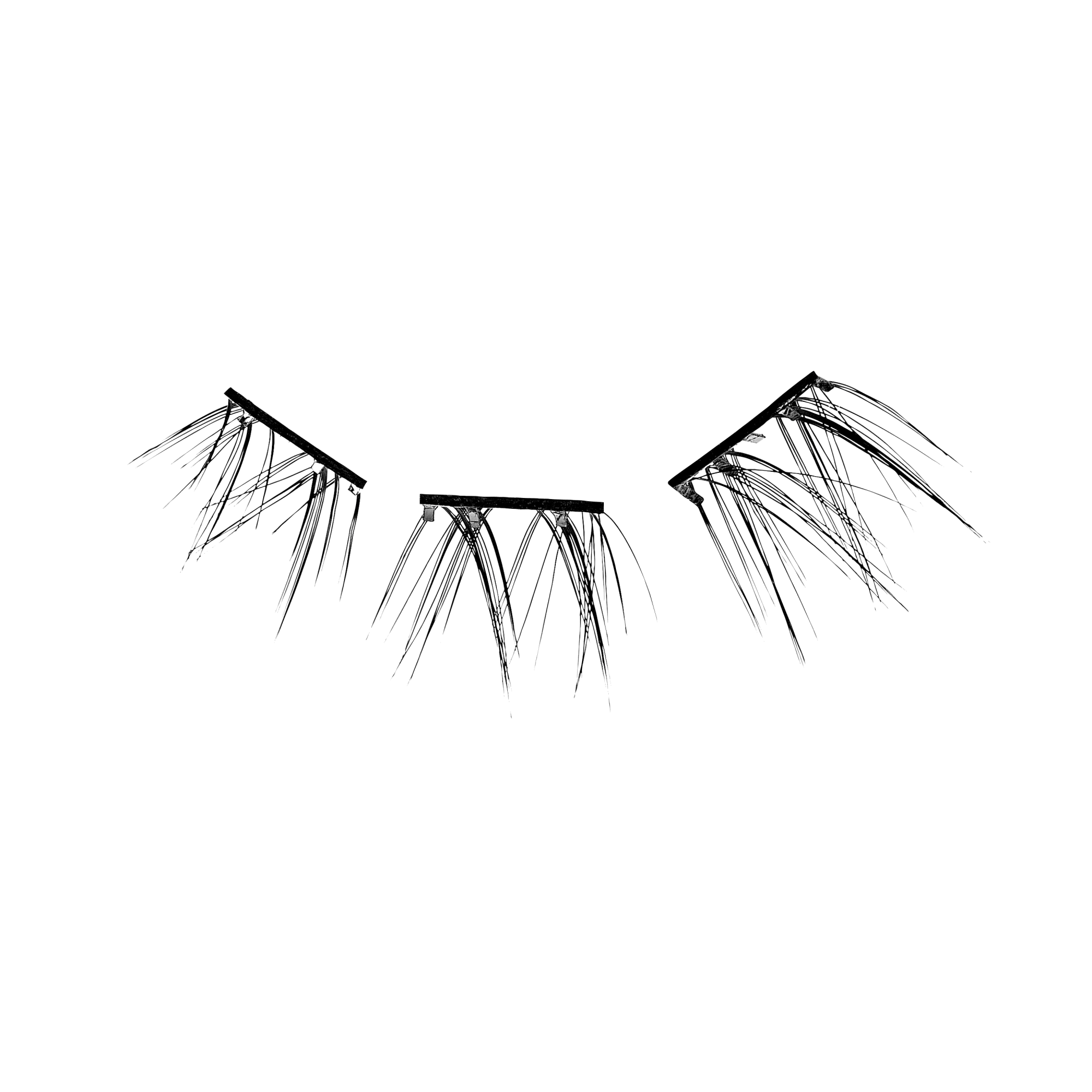 imPRESS Falsies Self Adhesive Eyelashes, 12 Lash Clusters - Chic