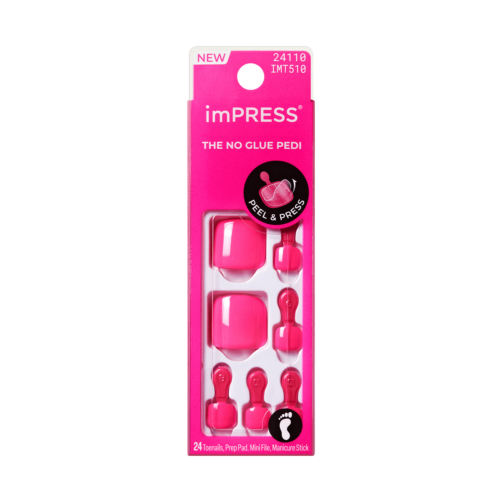imPRESS Color Press On Pedicure - Bloomi