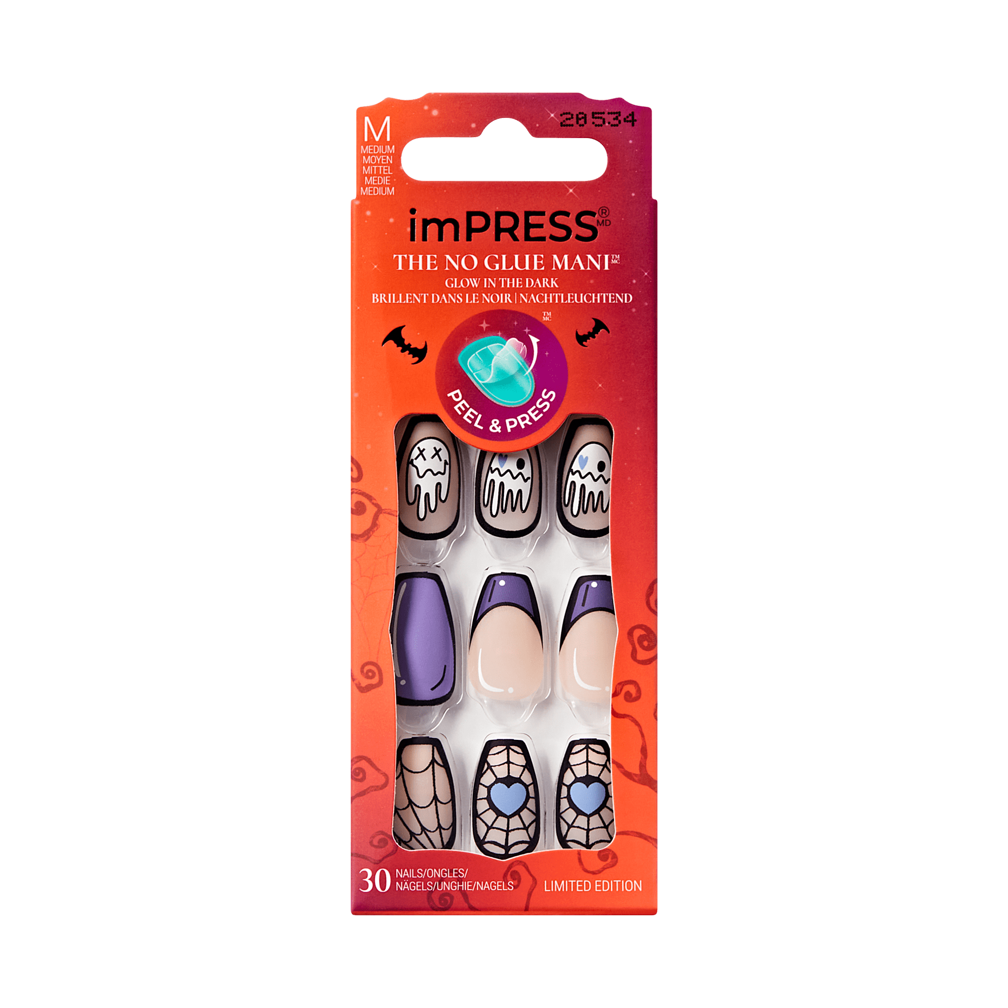 imPRESS Halloween Design Press On Nails - Party Startled
