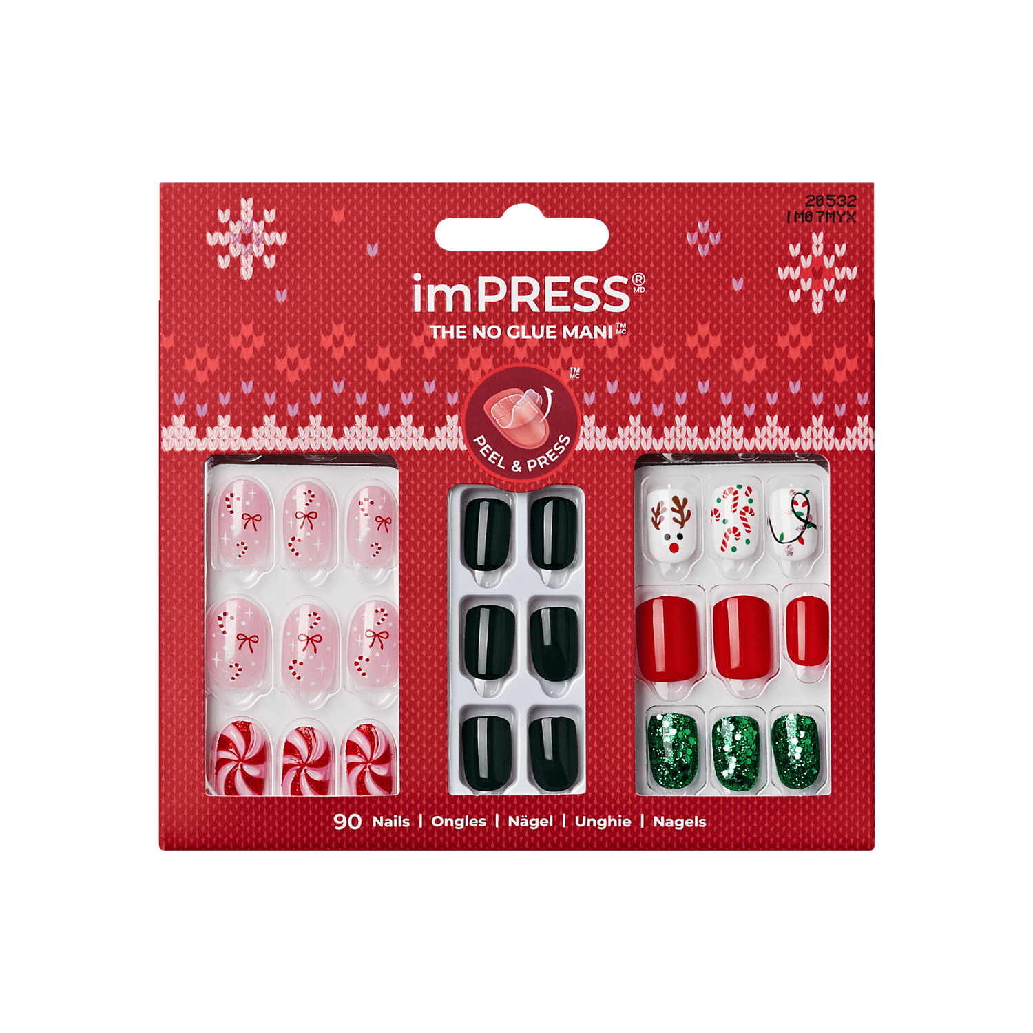 imPRESS Press On Nails Holiday Gift Set - Holiday Cheer
