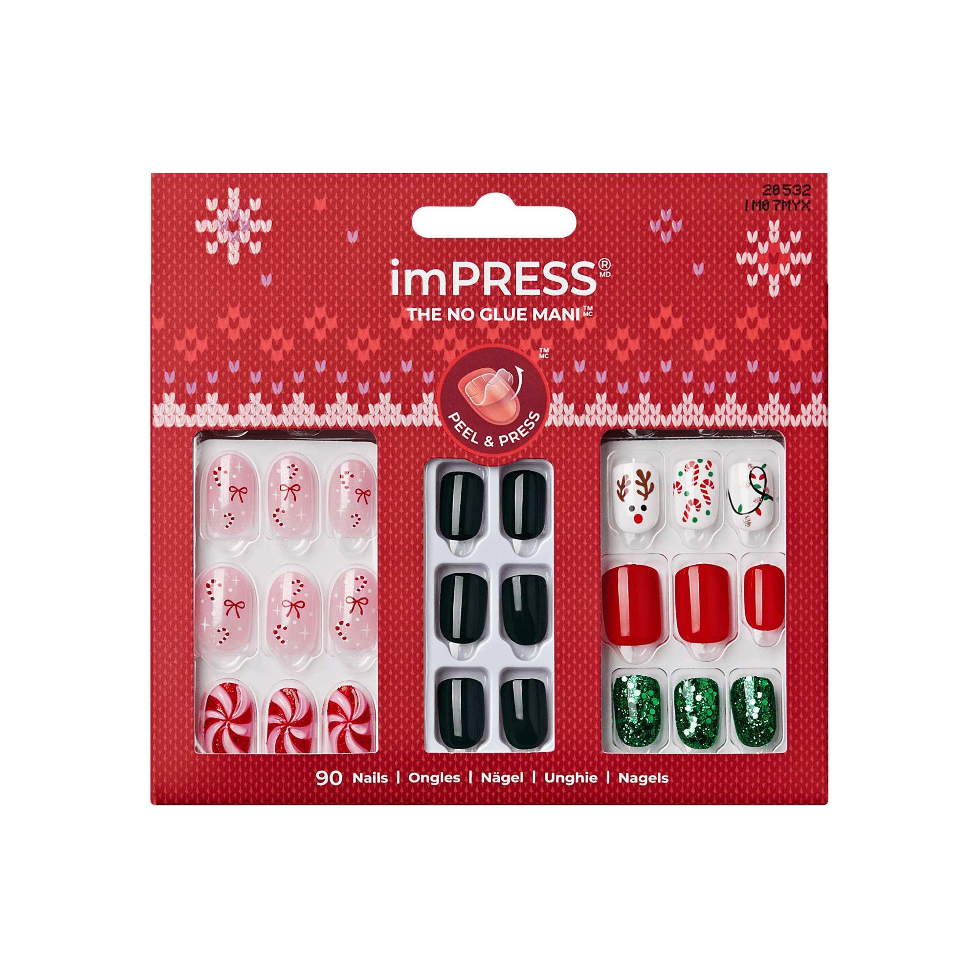 imPRESS Press On Nails Holiday Gift Set - Holiday Cheer