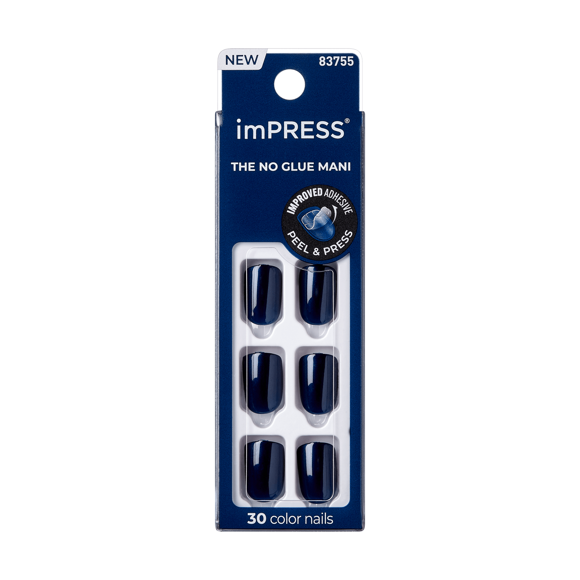 imPRESS Color Press On Nails - Never Too Navy