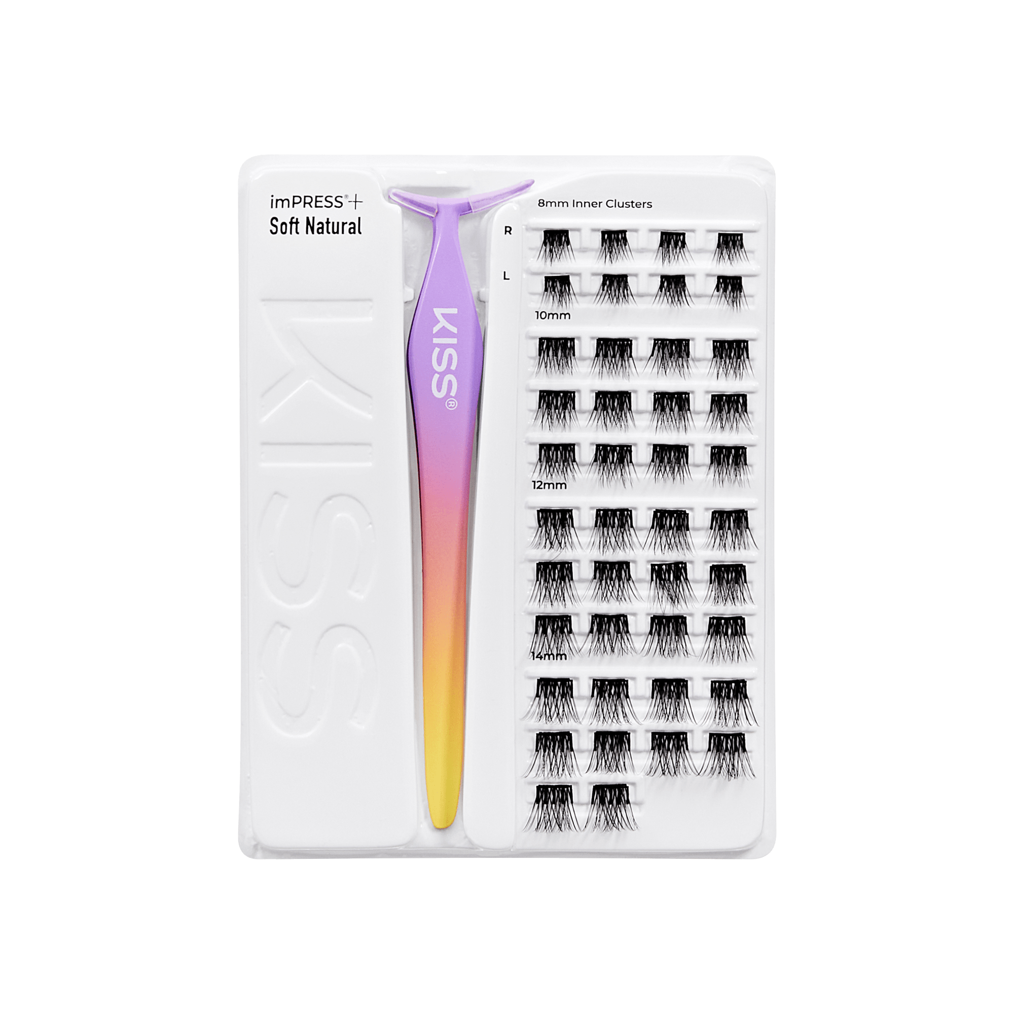 imPRESS+ Press On Self Adhesive Eyelashes - Soft Natural