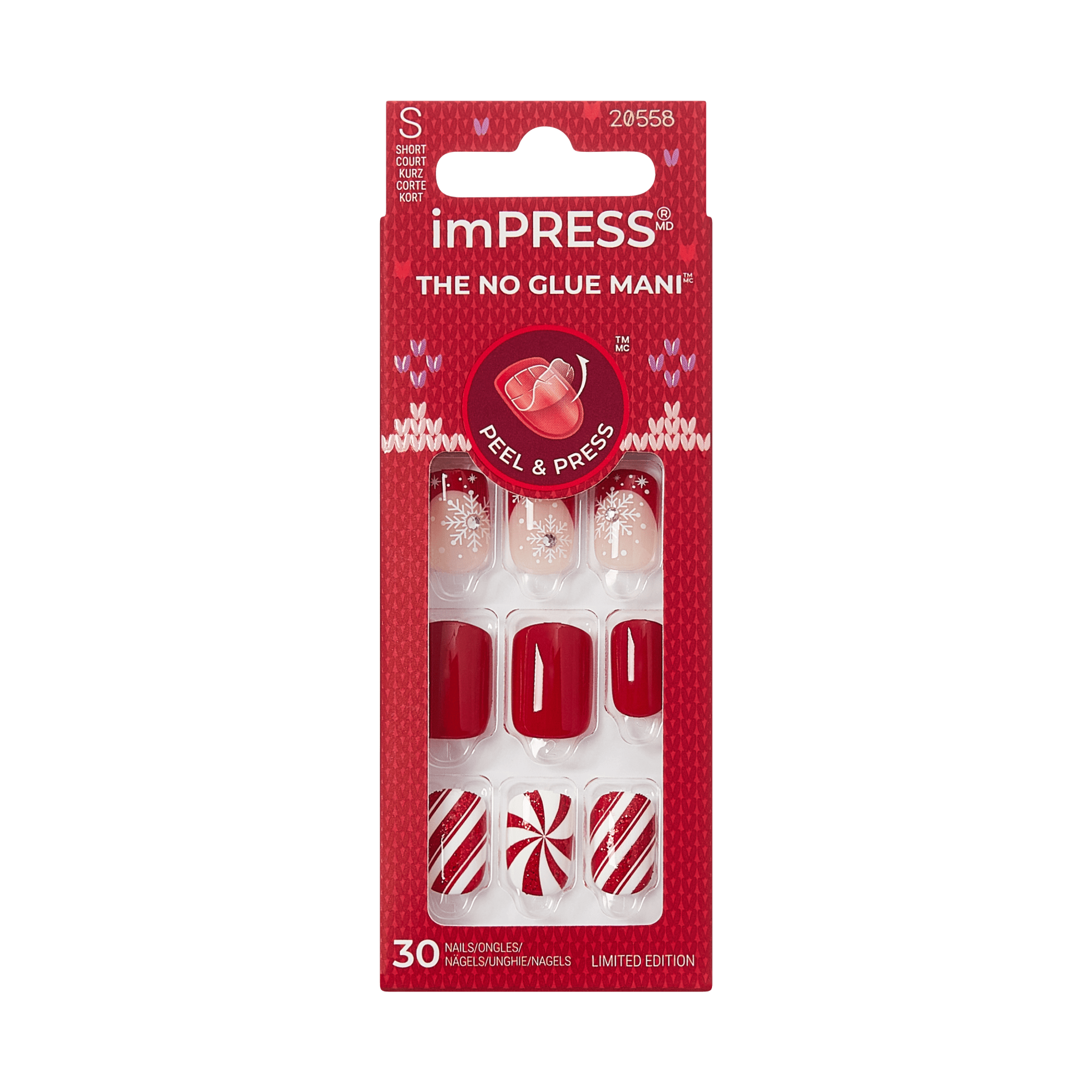 imPRESS Holiday Design Press On Nails - Santa Baby