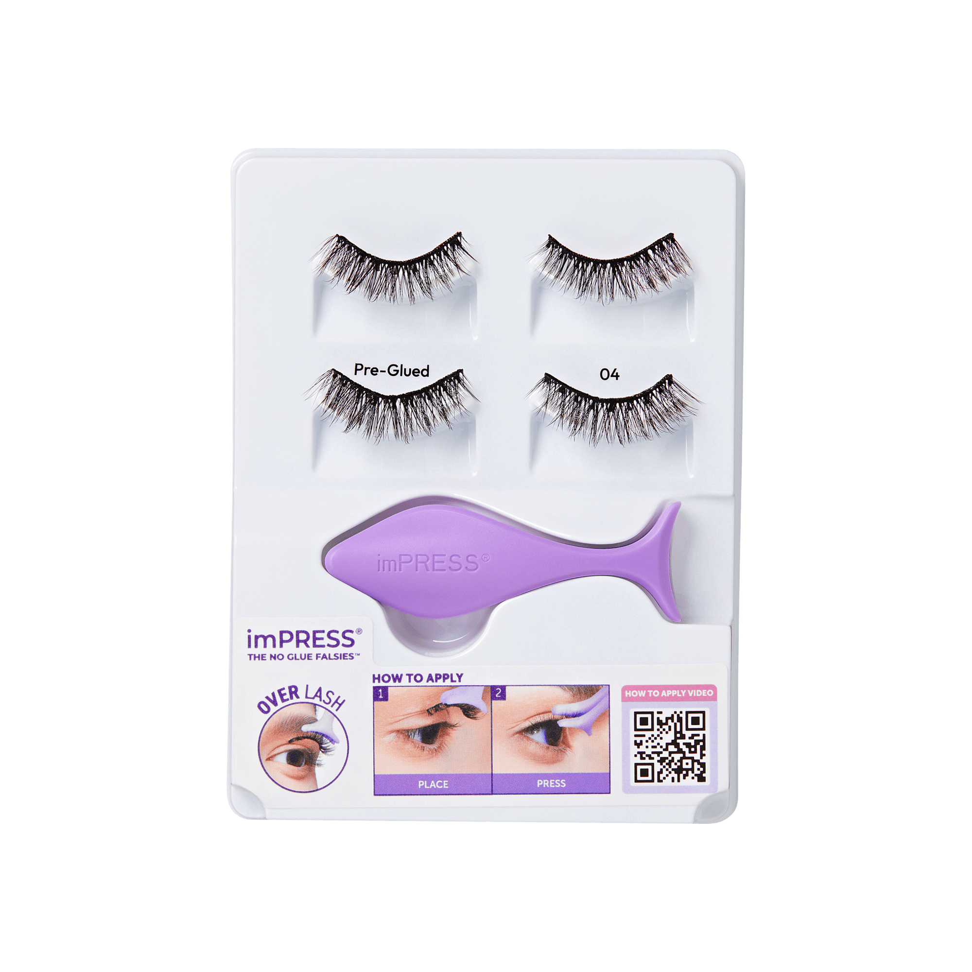 imPRESS Falsies Pre-Glued Strip Lashes Kit - Faux Mink Volume