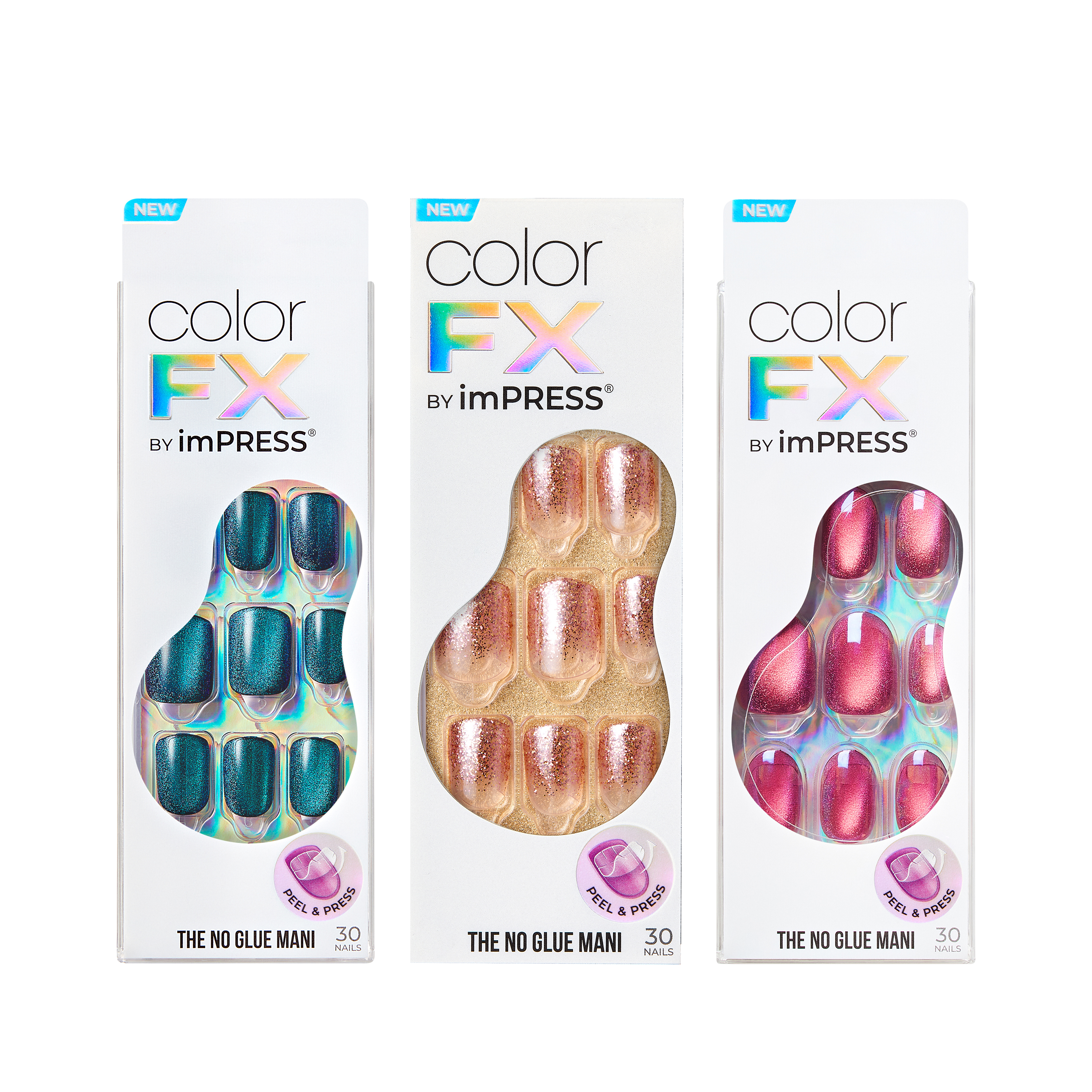 colorFX by imPRESS Press On Nails Bundle - Showgirl Nails