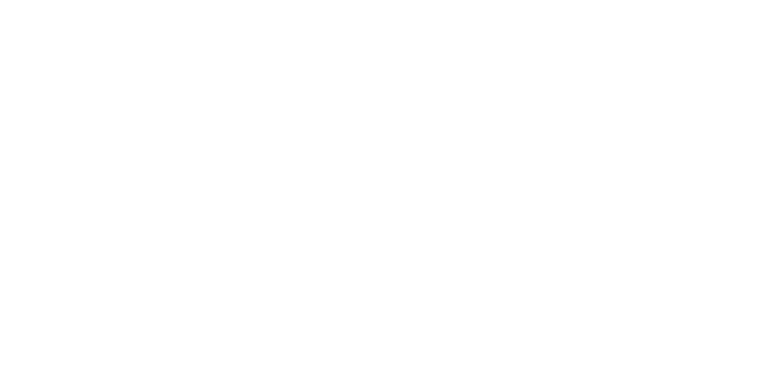 Impress Falsies logo in white