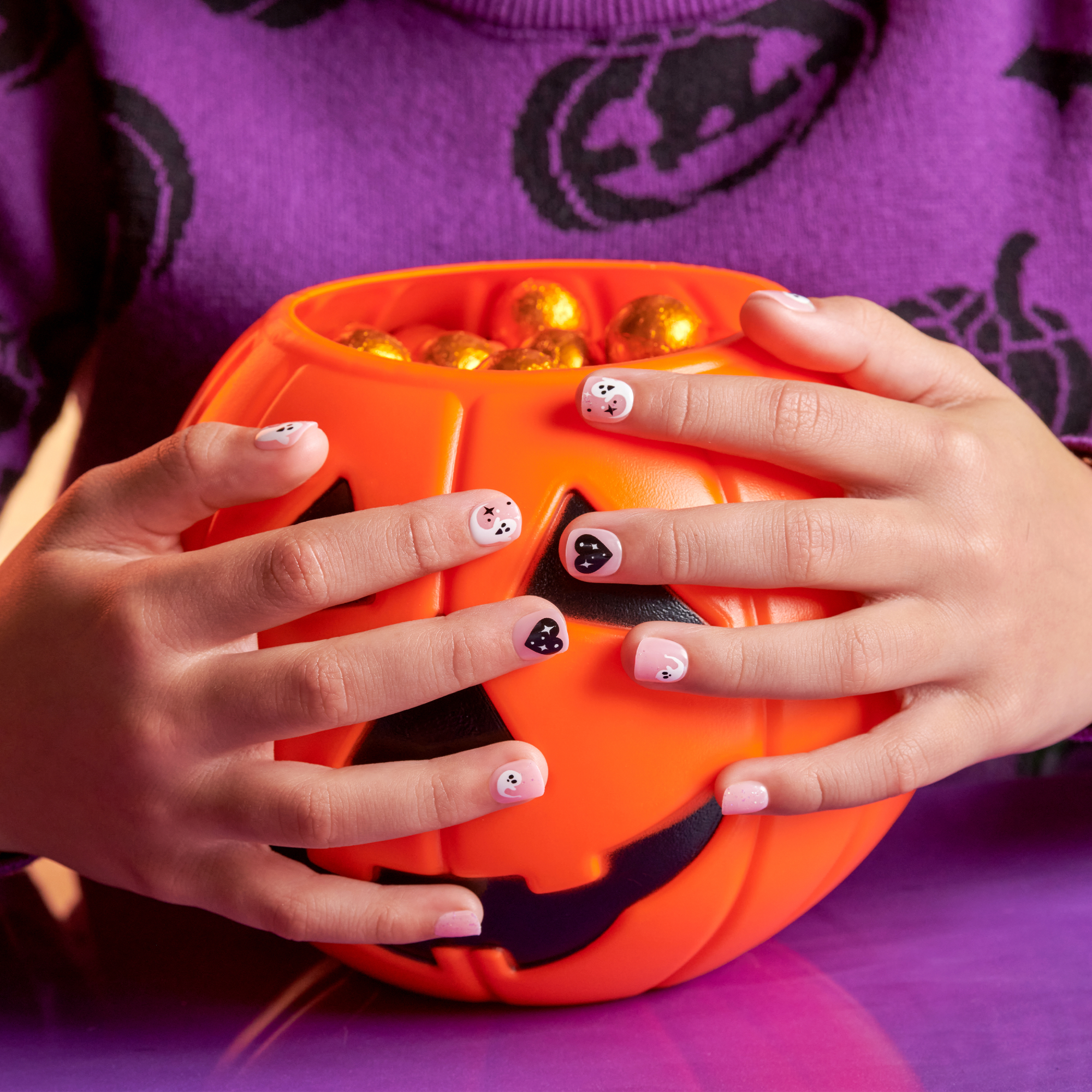 imPRESS Halloween Kids Press On Nails - Amazed