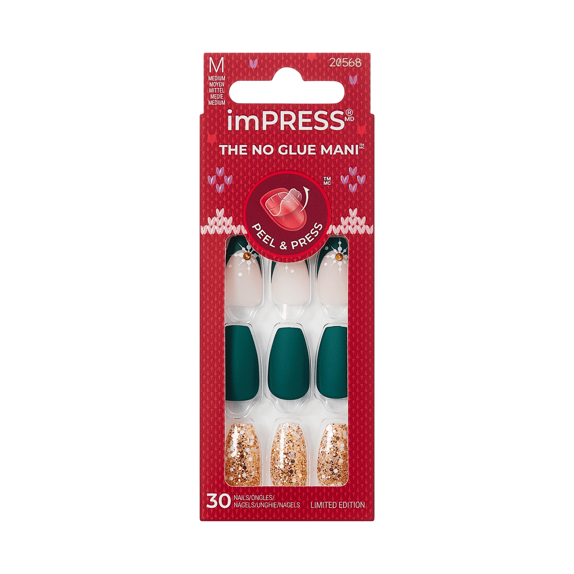 imPRESS Holiday Design Press On Nails - The Gift