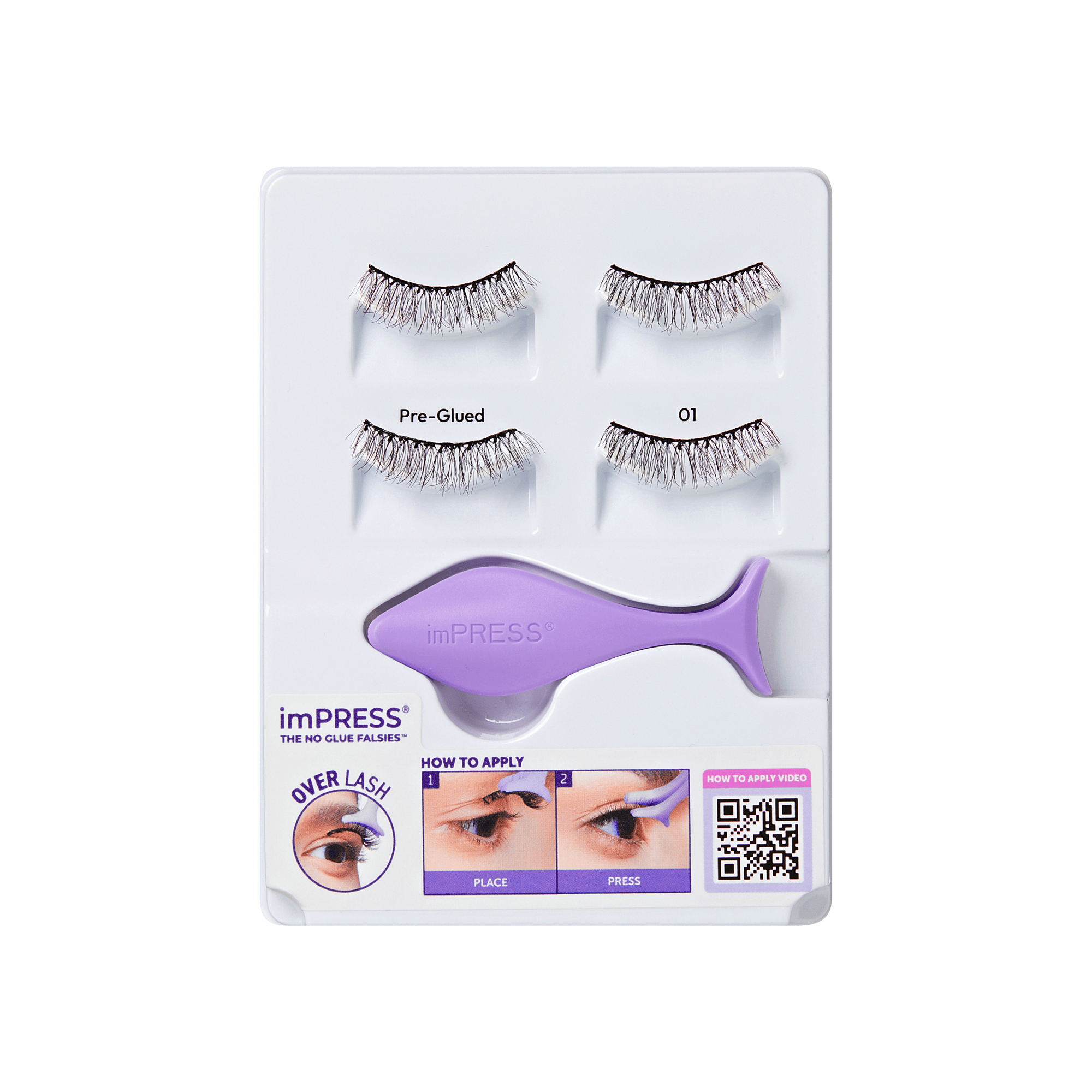 imPRESS Falsies Pre-Glued Strip Lashes Kit - Classic Natural
