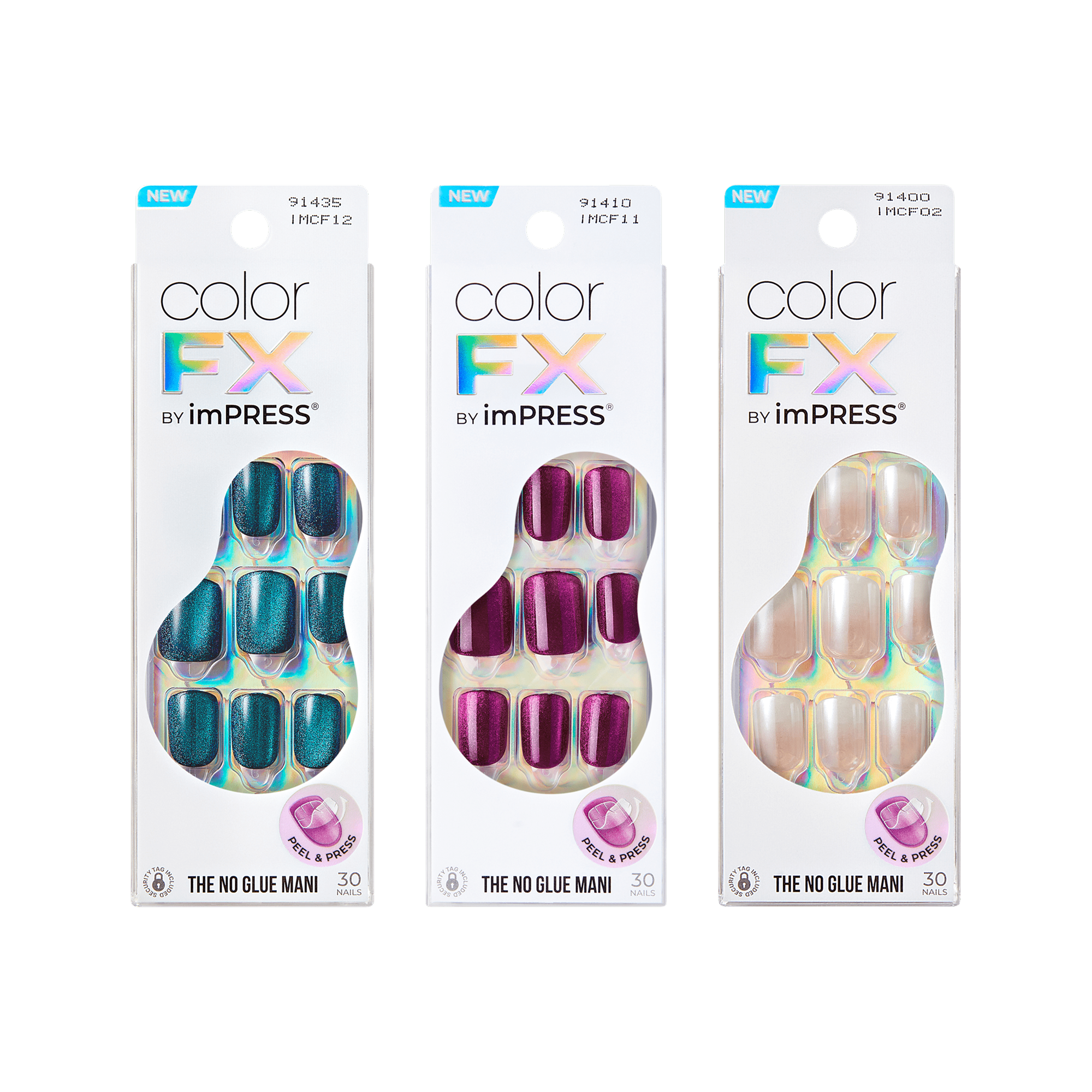 colorFX by imPRESS Press On Nails Bundle - Best Sellers