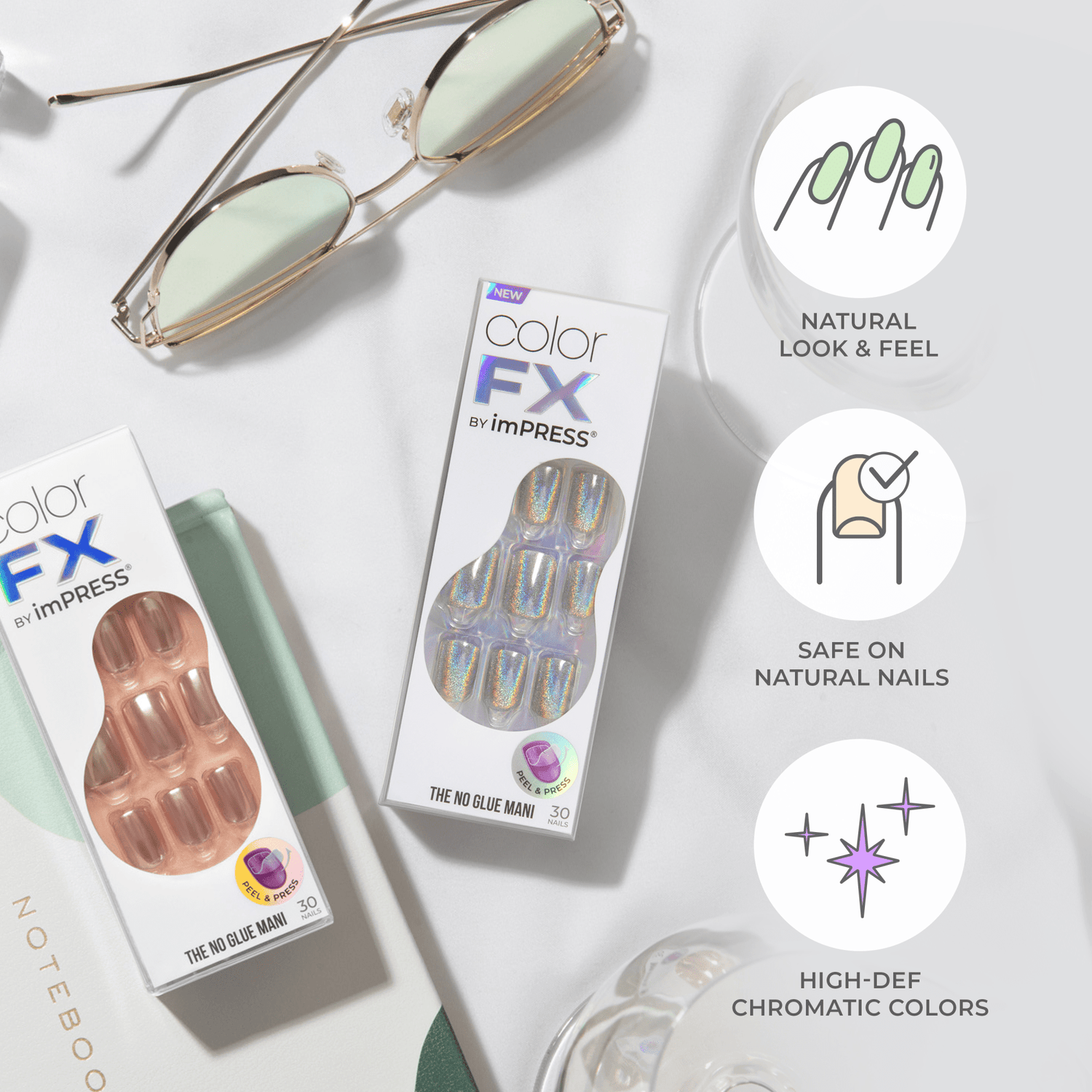 colorFX by imPRESS Press On Nails - Hidden Gem